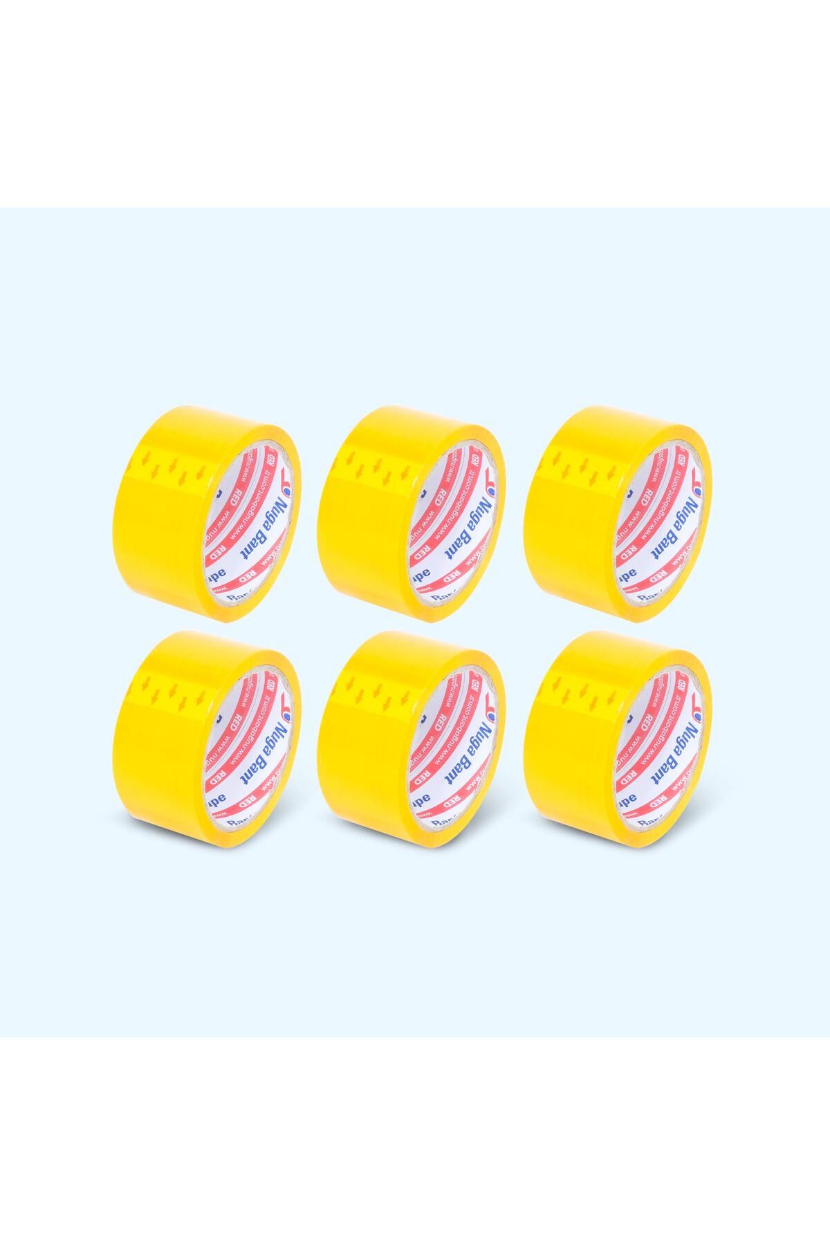 45 Mm X 40 Mt Sarı Koli Bandı 6 Adet