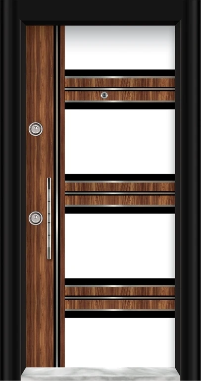 TEZ1252 Ultralam Düz Model Çelik Kapı