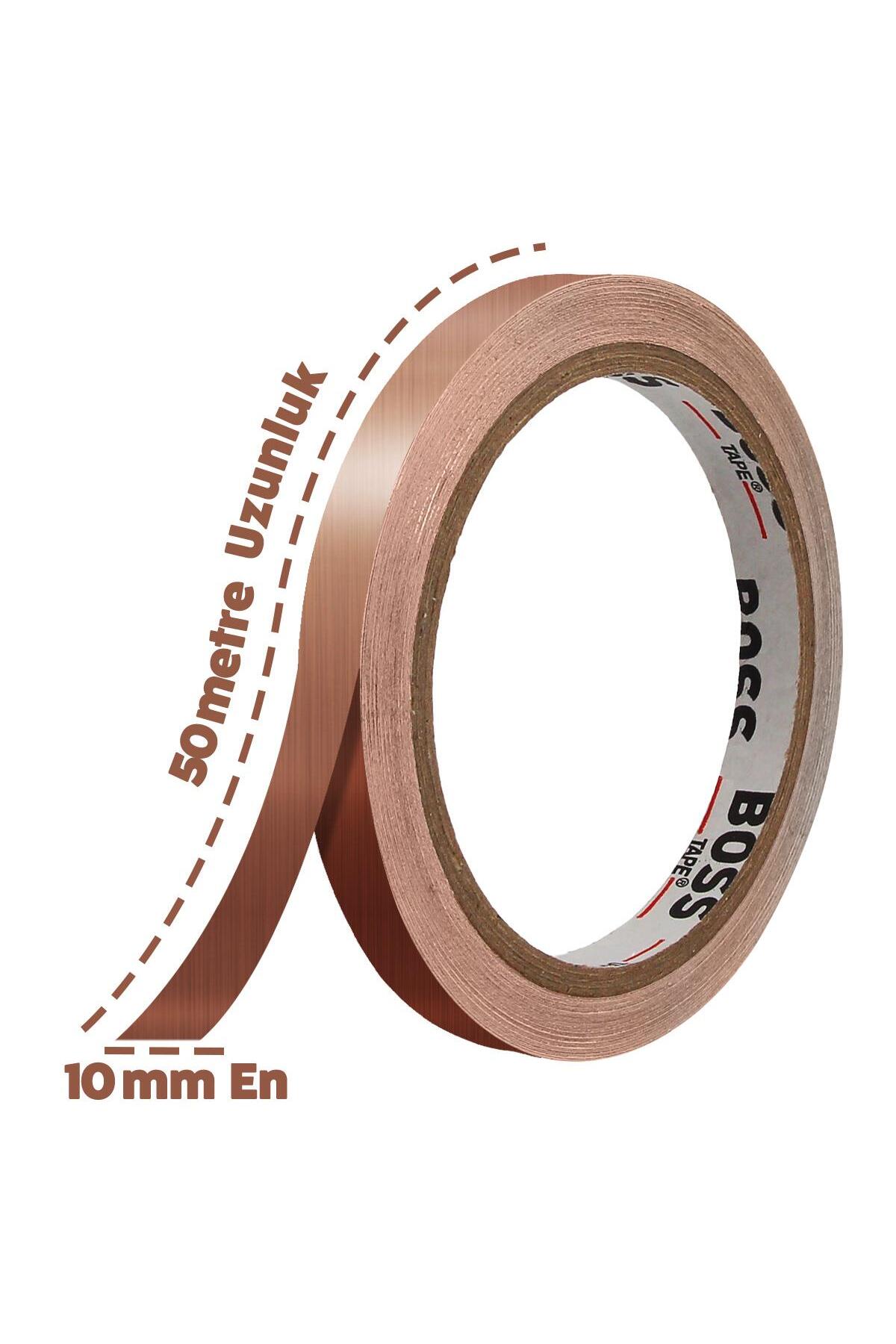 Fayans Arası Kendinden Yapışkanlı Şerit Derz Bandı Bakır Renkli En:10mm Boy:50mt