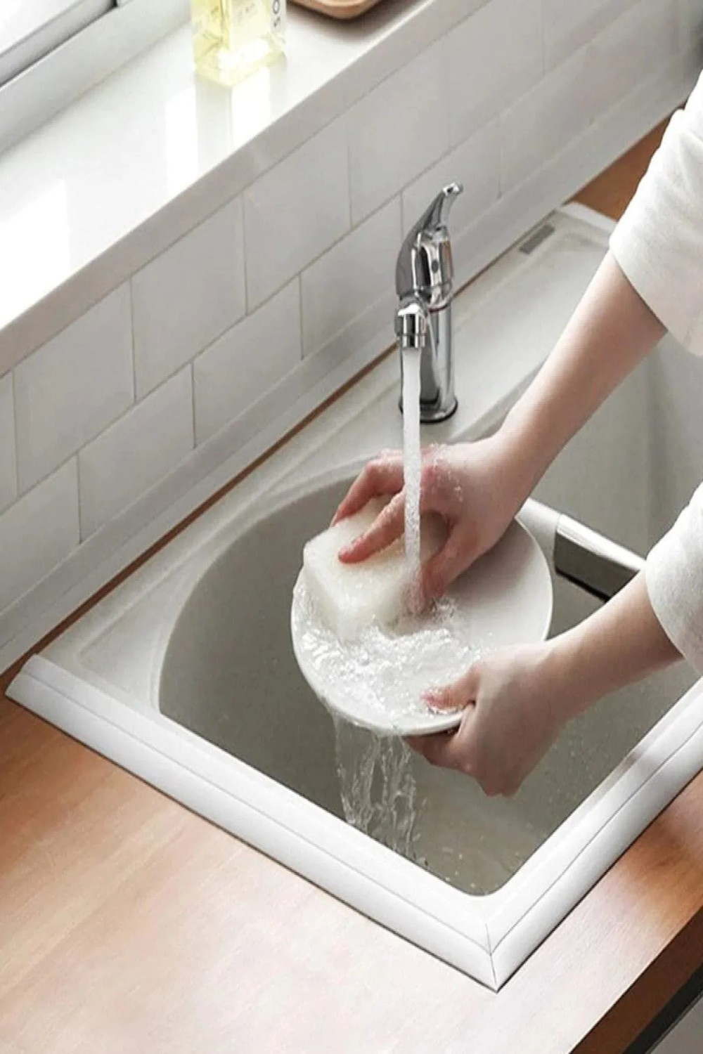 3,2 mt Su Sızdırmaz Geçirmez Yalıtım Bant - Duş Lavabo Küvet Tezgah Banyo Mutfak Pencere