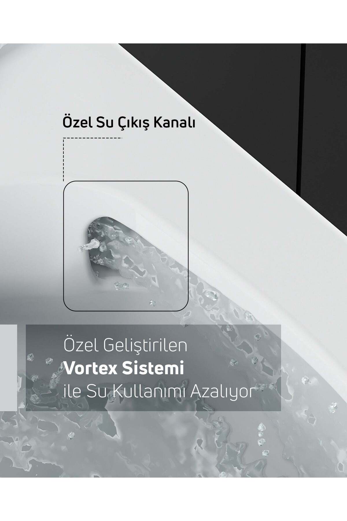 Nora Vortex Asma Klozet ve Kapak Seti