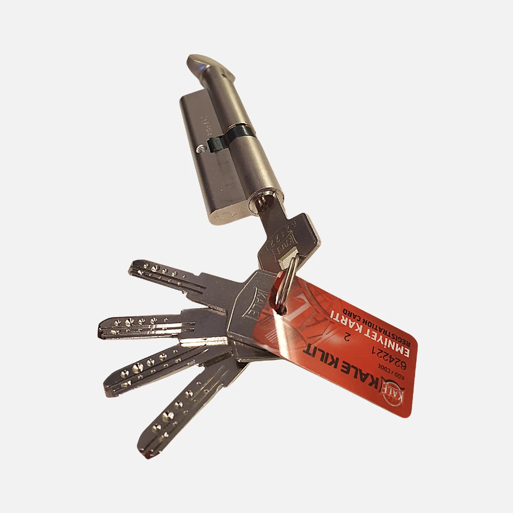 Kale 164BME Bilyalı Mandallı Silindir-Çelik Pimli-Nikel ( 68MM-26+10+32 )