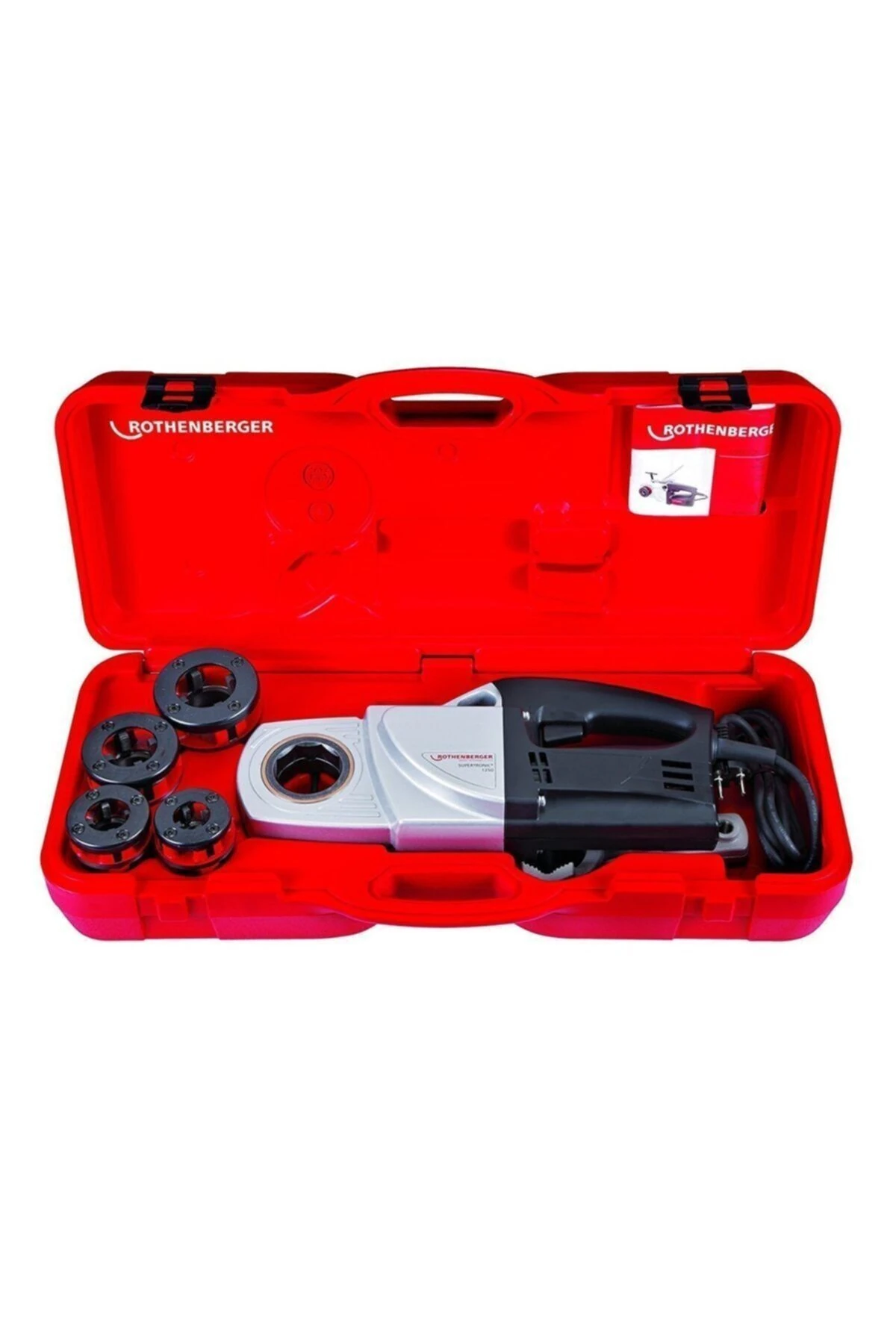 Rotherberger Supertronıc 1250 Set Elektirikli El Tipi Pafta Seti (1/2''x11/4'')