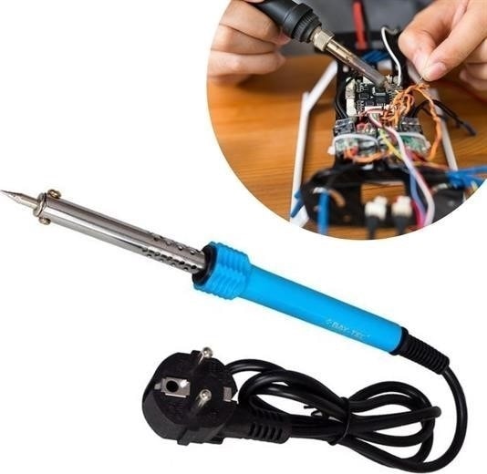 Tamarınd® 40W Plastik Saplı Elektrikli Döner Başlıklı Havya Kalemi Elektrikli Döner Başlı Lehim Kalemi