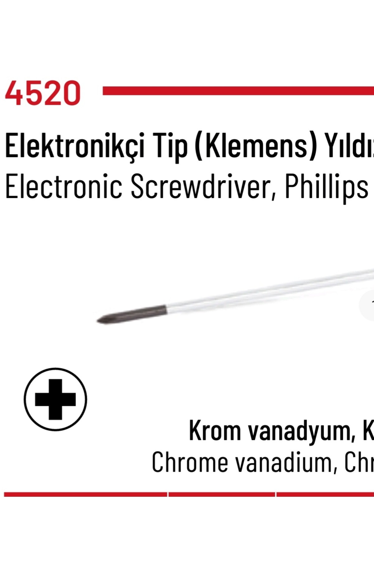 Tornavida (Klemens) Yıldız Uçlu 3*60mm