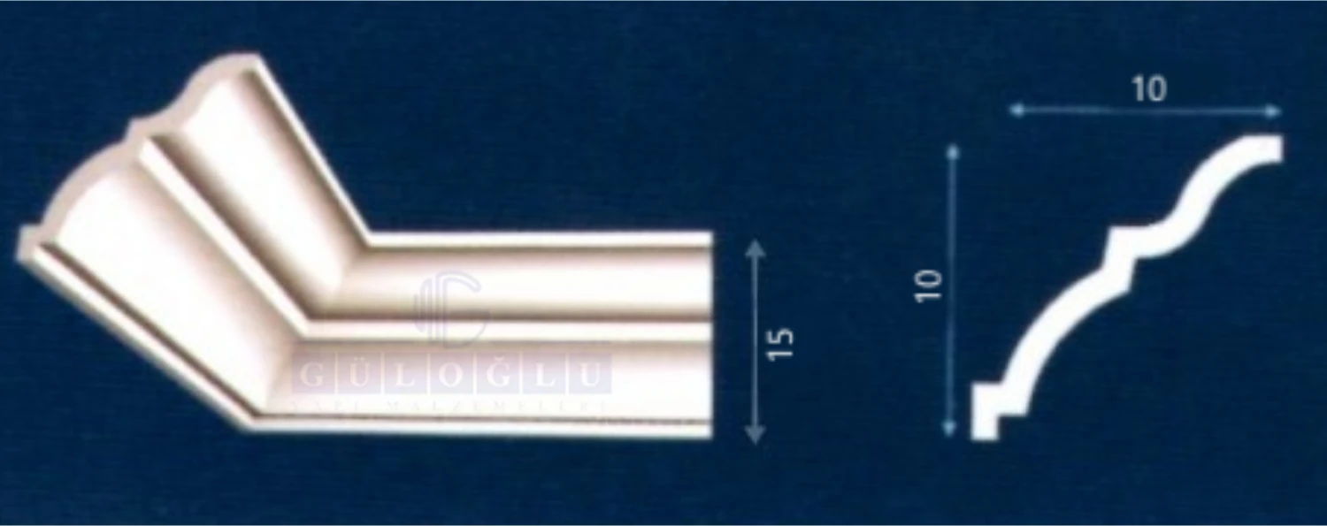 15,5 cm Kartonpiyer STROPIYER-1035