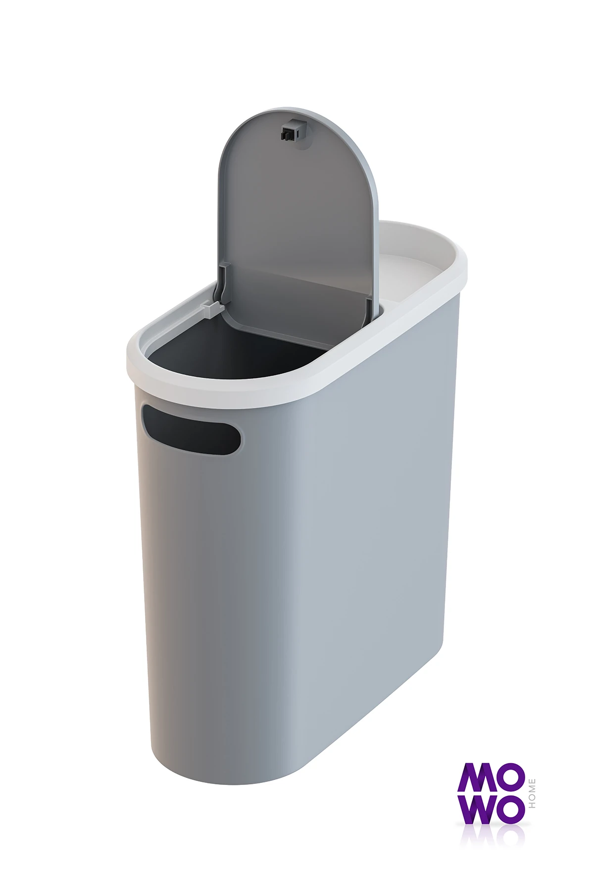 Click 10 Lt Çöp Kovası Gri, Mutfak, Banyo, Tuvalet Çöp Kutusu