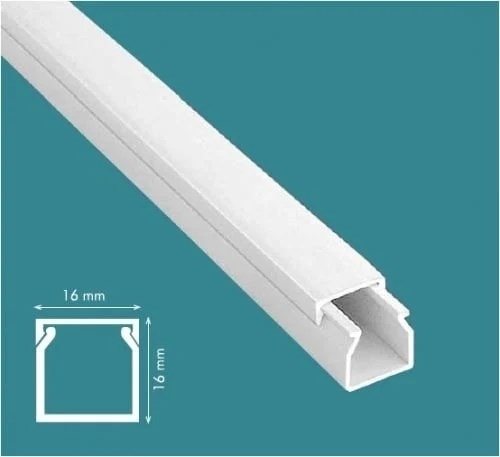 16X16 Yapışkansız Kablo Kanalı 180 Metre