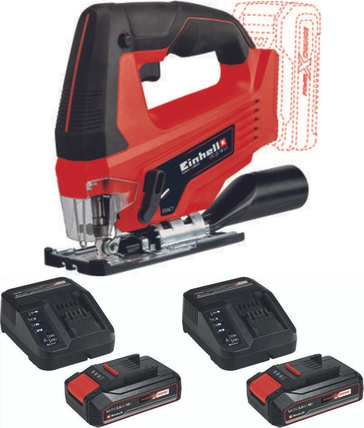 Tc-Js 18 2X25.AH Akülü Dekupaj Testere