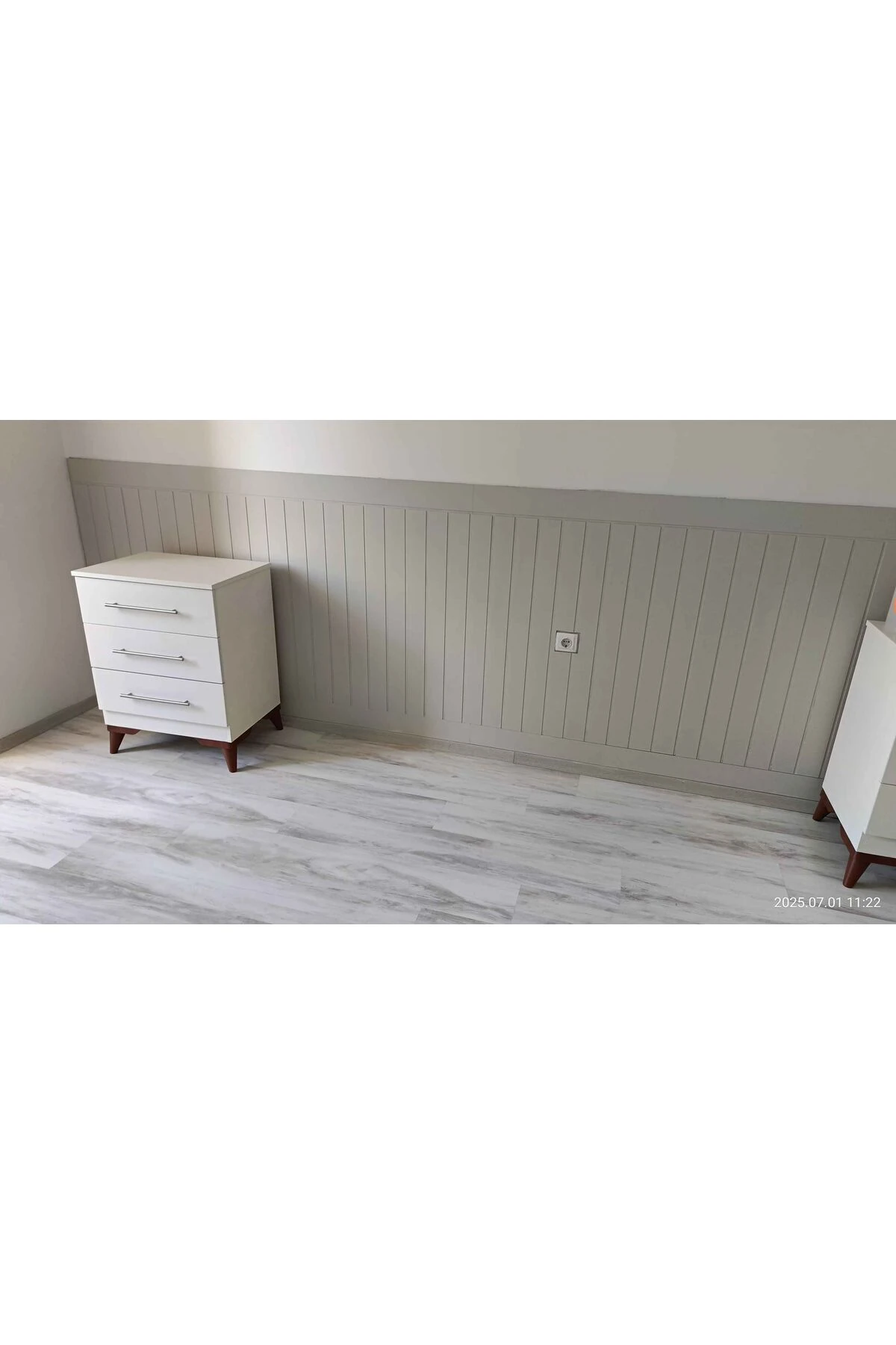 Mdf Cnc Işlemeli Dekoratif Boyanabilir Duvar Paneli , İskandinav Duvar Paneli , Duvar Çıtası(54X103)