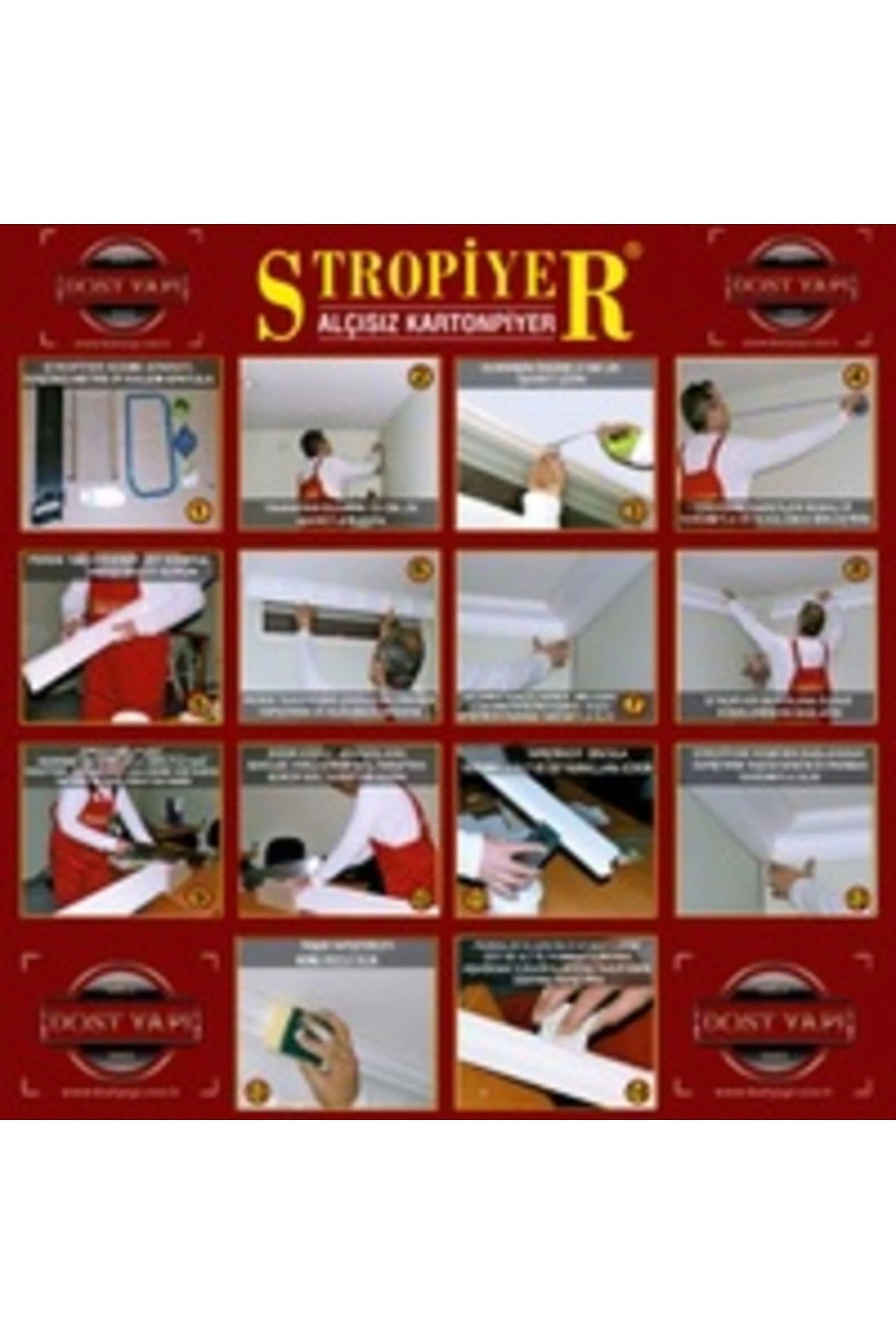 Tavan Led Uygulanabilir Kartonpiyer Lk 03 Özel Fiyat 2 Metre = 1 Adet