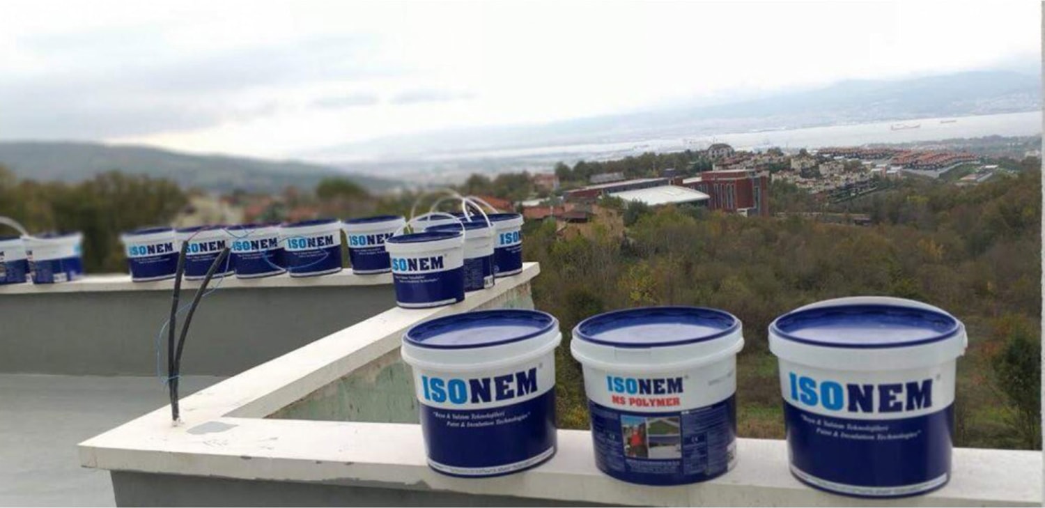 Isonem Ms Polymer %300 Elastik Su Yalıtım Malzemesi Beyaz 18 kg