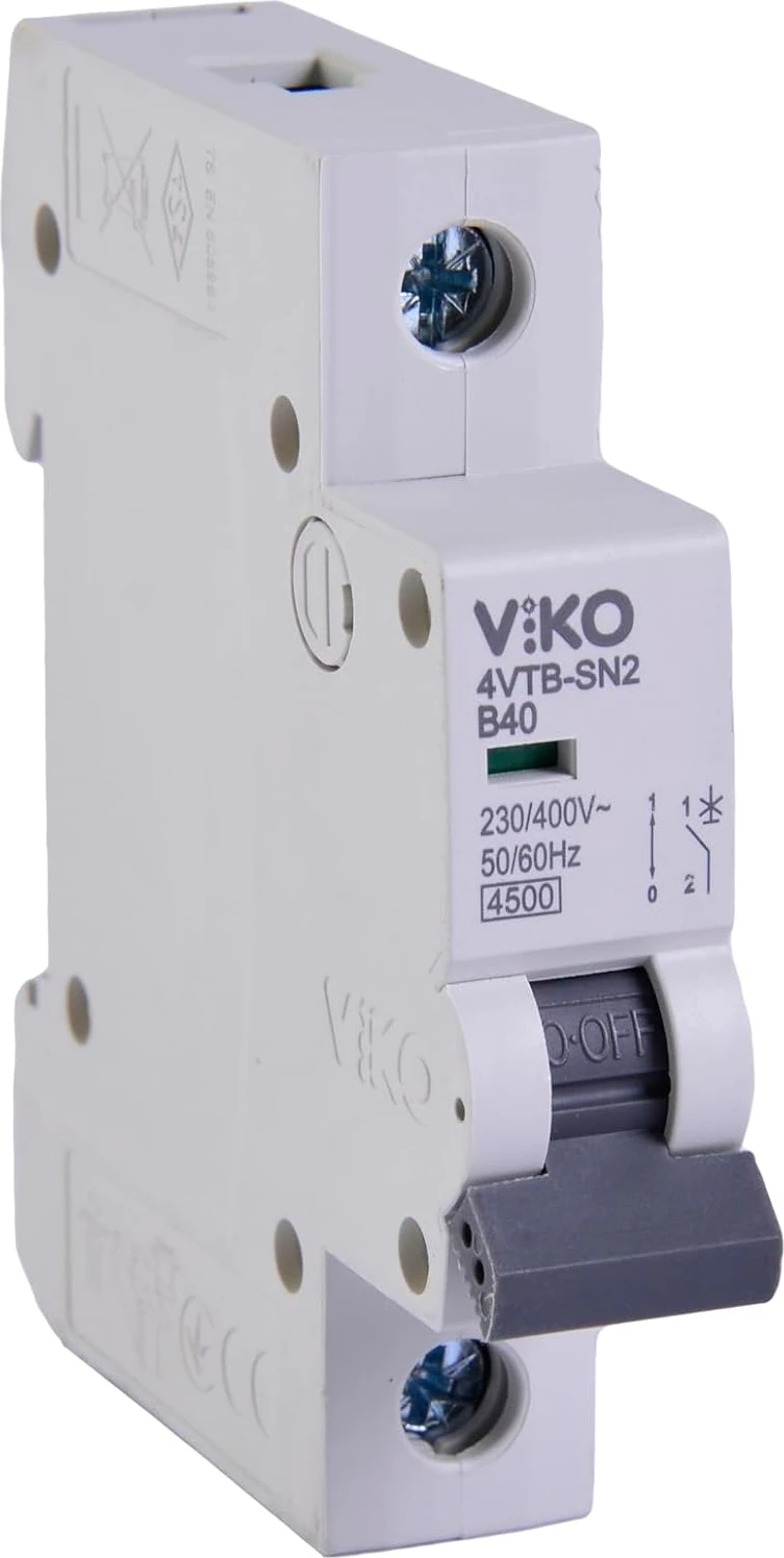 4VTB-1B40 Otomatik Sigorta 4,5ka B Tipi 1 Kutup 40A