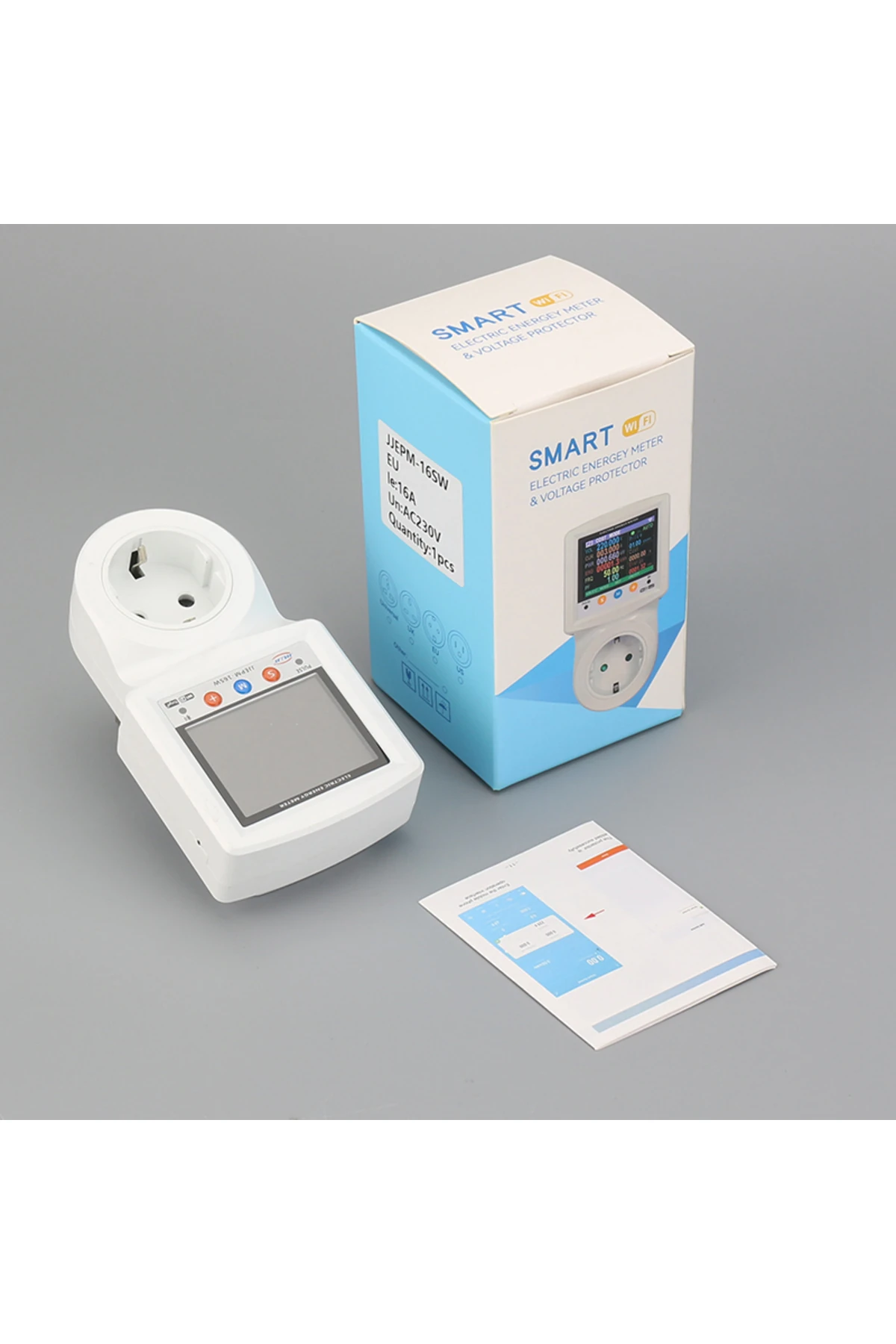 Akım ve Voltaj Korumalı Akıllı Priz 16A WiFi Akıllı Priz