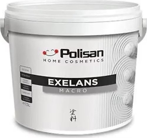 POLİSAN Exelans Macro Dış Cephe Boyası Siyah 7.5 Lt.
