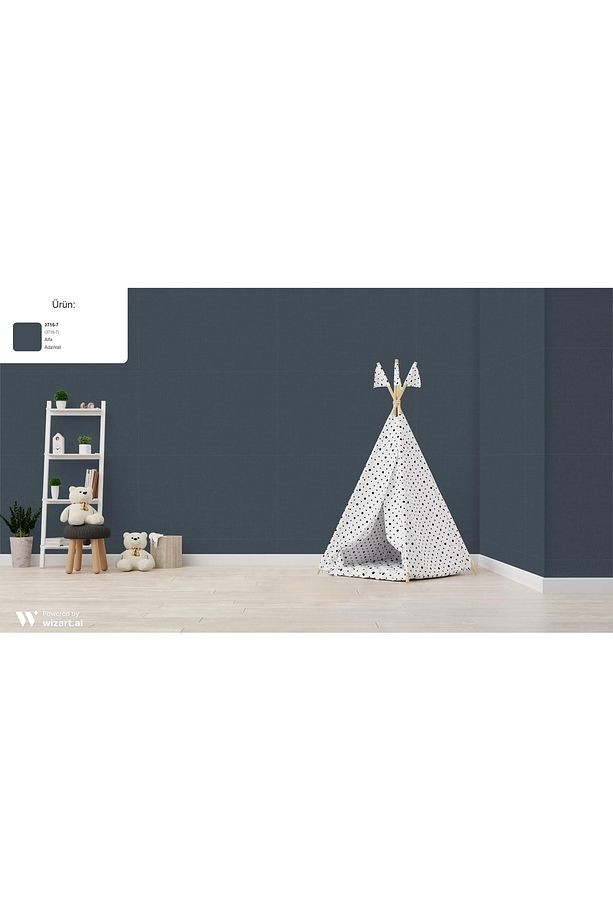 Alfa Duvar Kağıdı Düz Sade Desenli Non-woven Kağıt Taban Vinil Kaplı