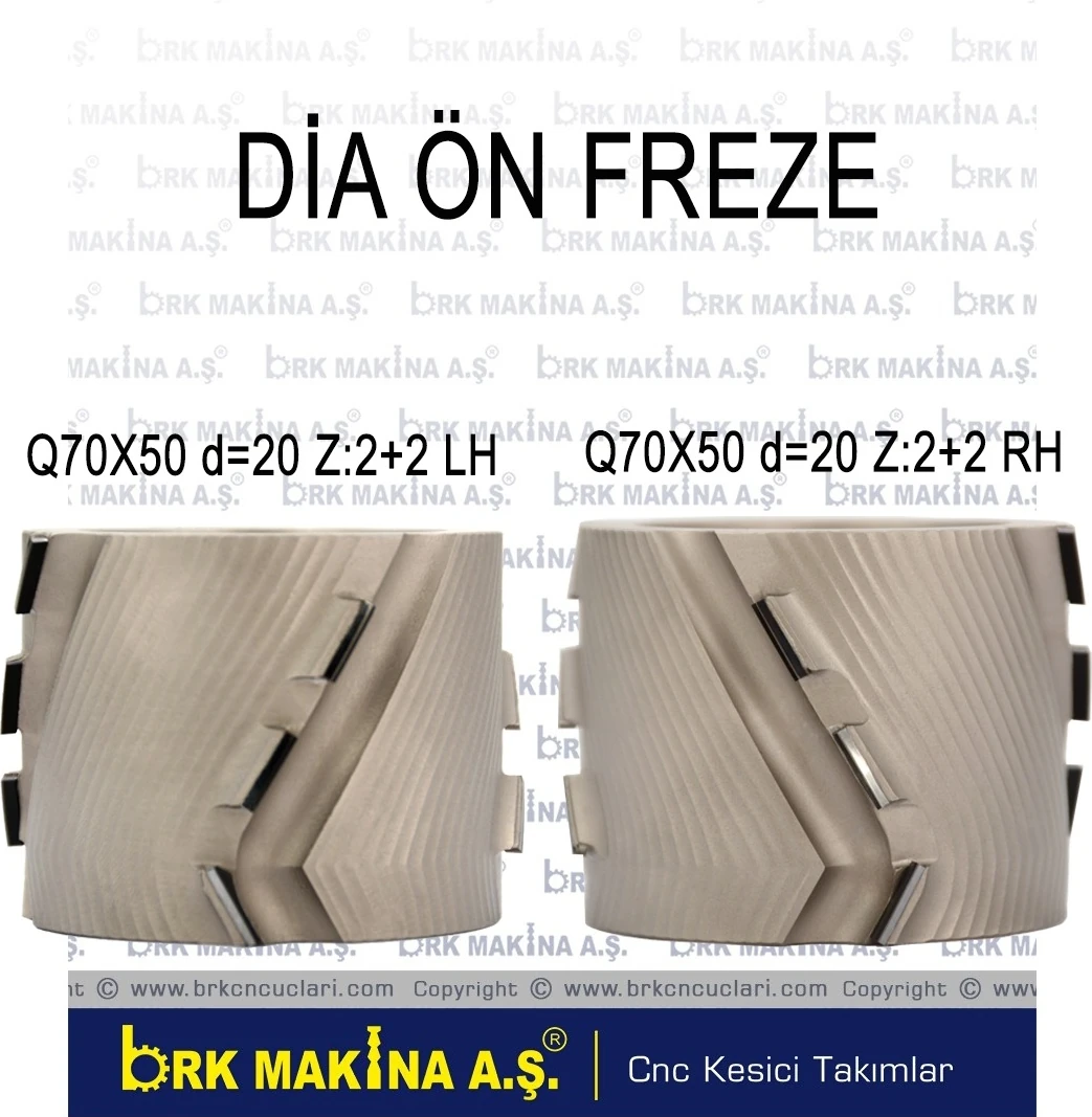 Dia Ön Freze Takım (2 Adet)