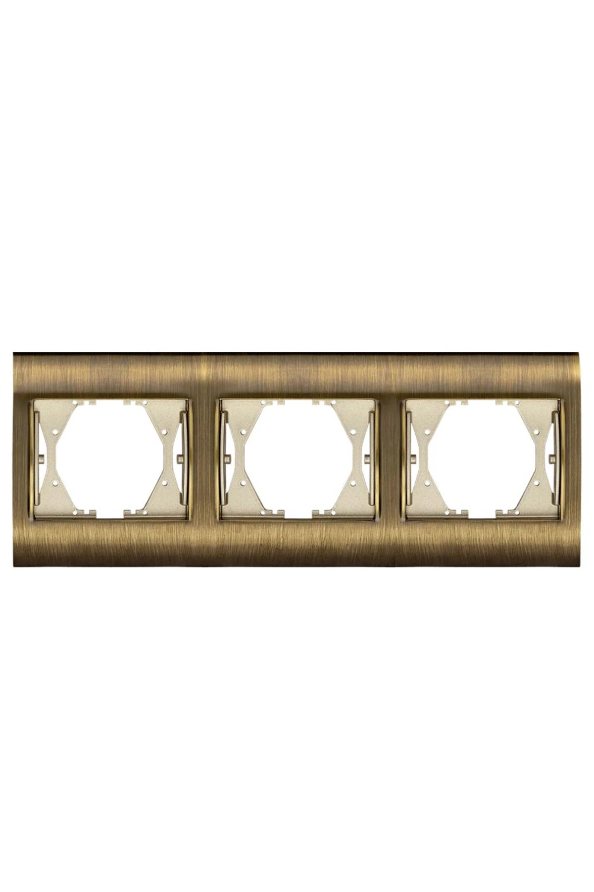 Viko Panasonic Thea Blu Antique Dore Üçlü Çerçeve