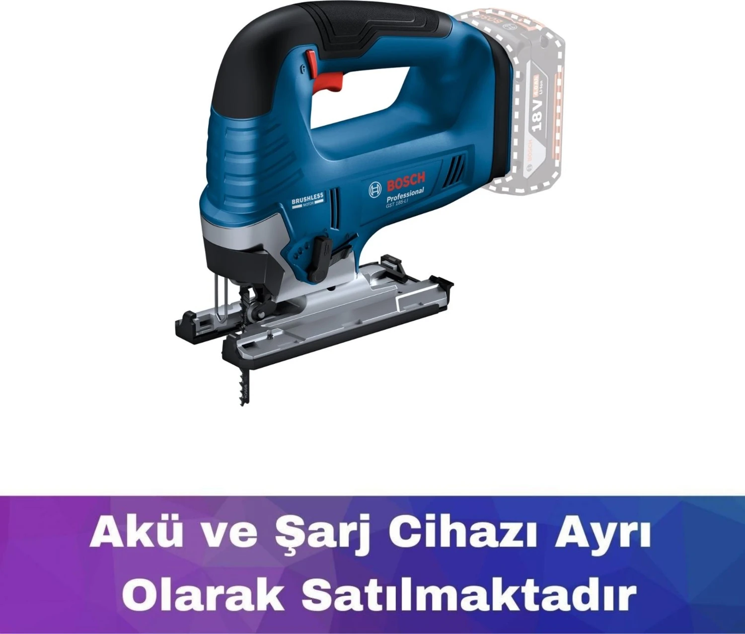Gst 18V-155 Bc Dekupaj Testere (Akü ve Şarj Yoktur) 06015B1001