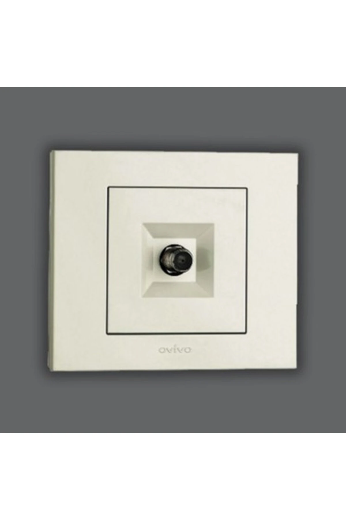 GRANO BEYAZ TV PRİZİ F KONNEKTÖR TEKLİ (ÜRÜN ÇERÇEVESİZDİR)