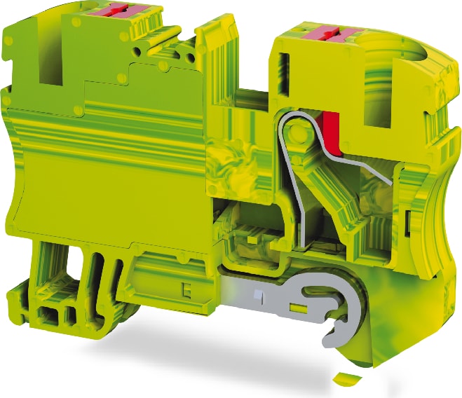 Pft 10 E Sarı-Yeşil Push-In Topraklama Klemensi 10 mm 10'lu Paket