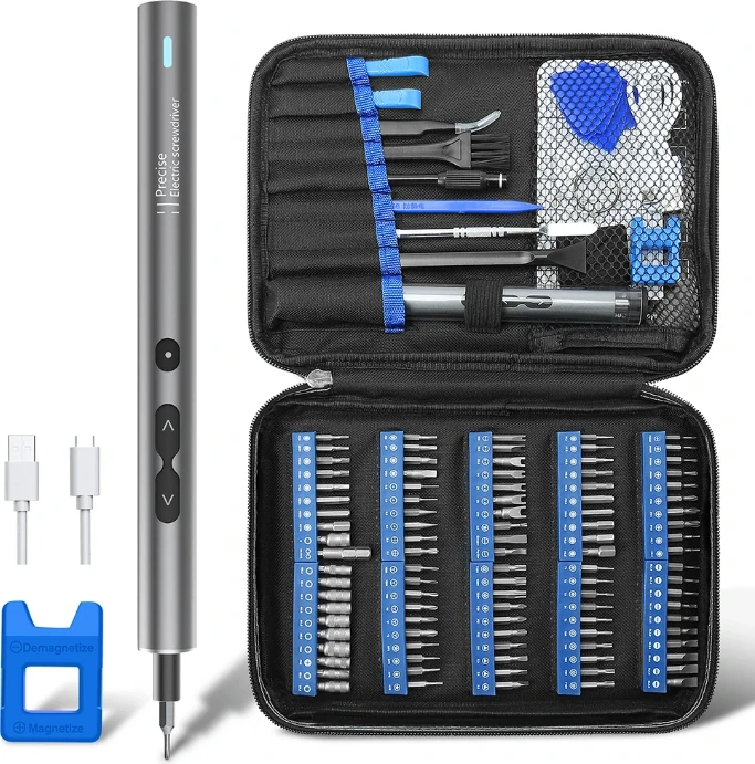 120 In 1 Hassas Şarjlı Tornavida Seti ve Tamir Kiti