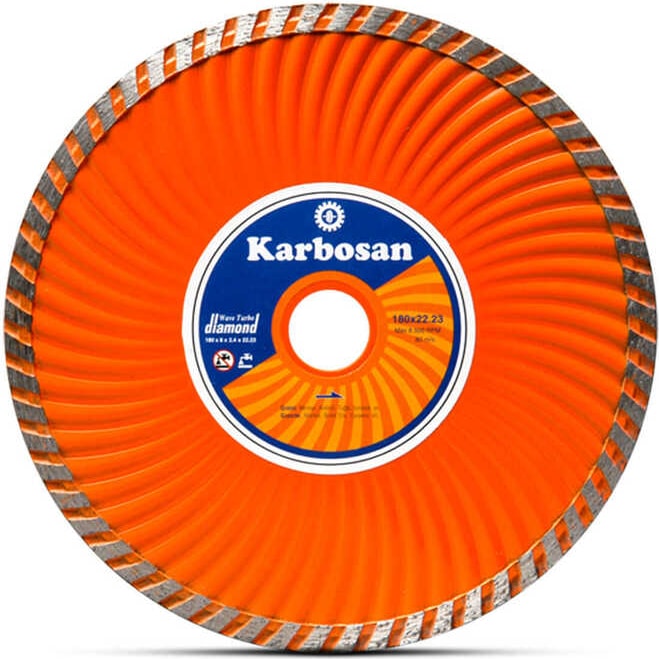 KARBOSAN 180X2.4X22.23 Turbo Kanallı Elmas Kesici