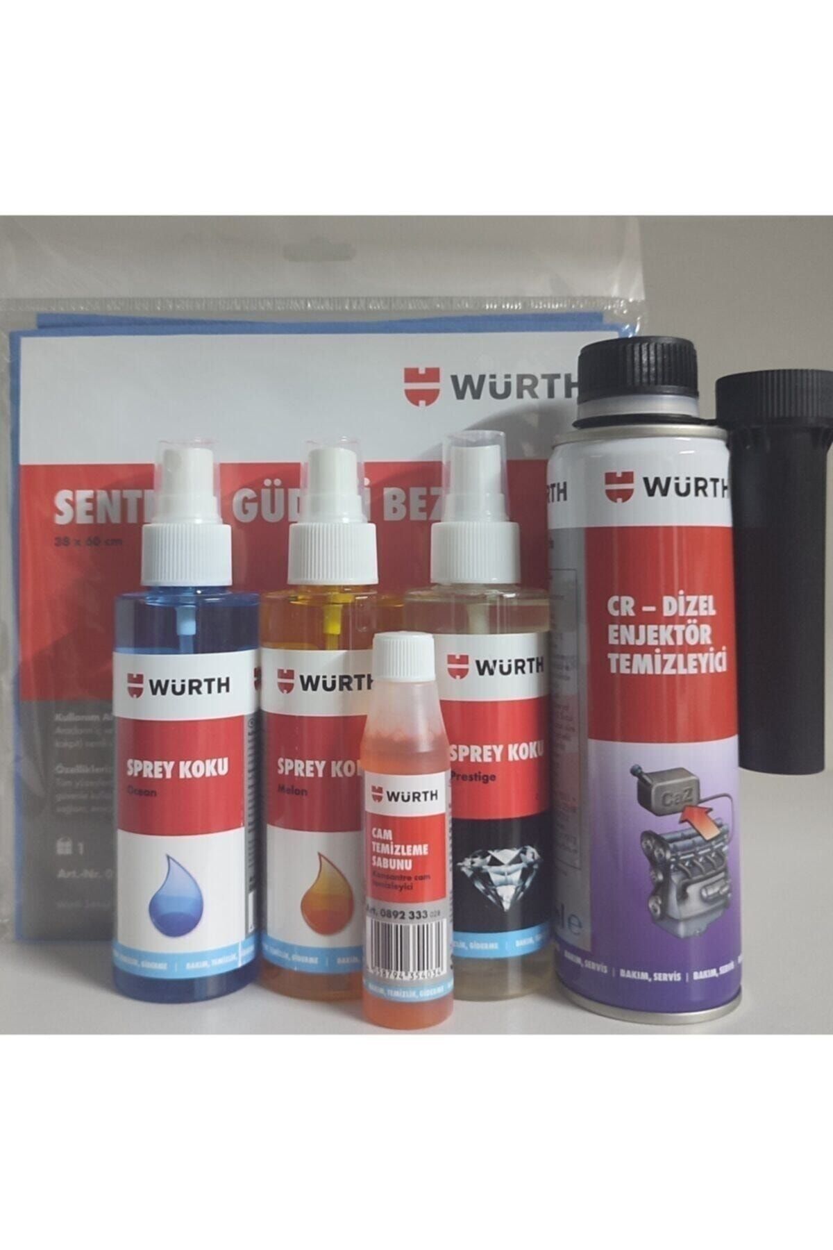 Dizel Enjektör Temizleyici 3'lü Sprey Koku Cam Sabunu Ve 38x60cm Sentetik Güderi Bez Seti