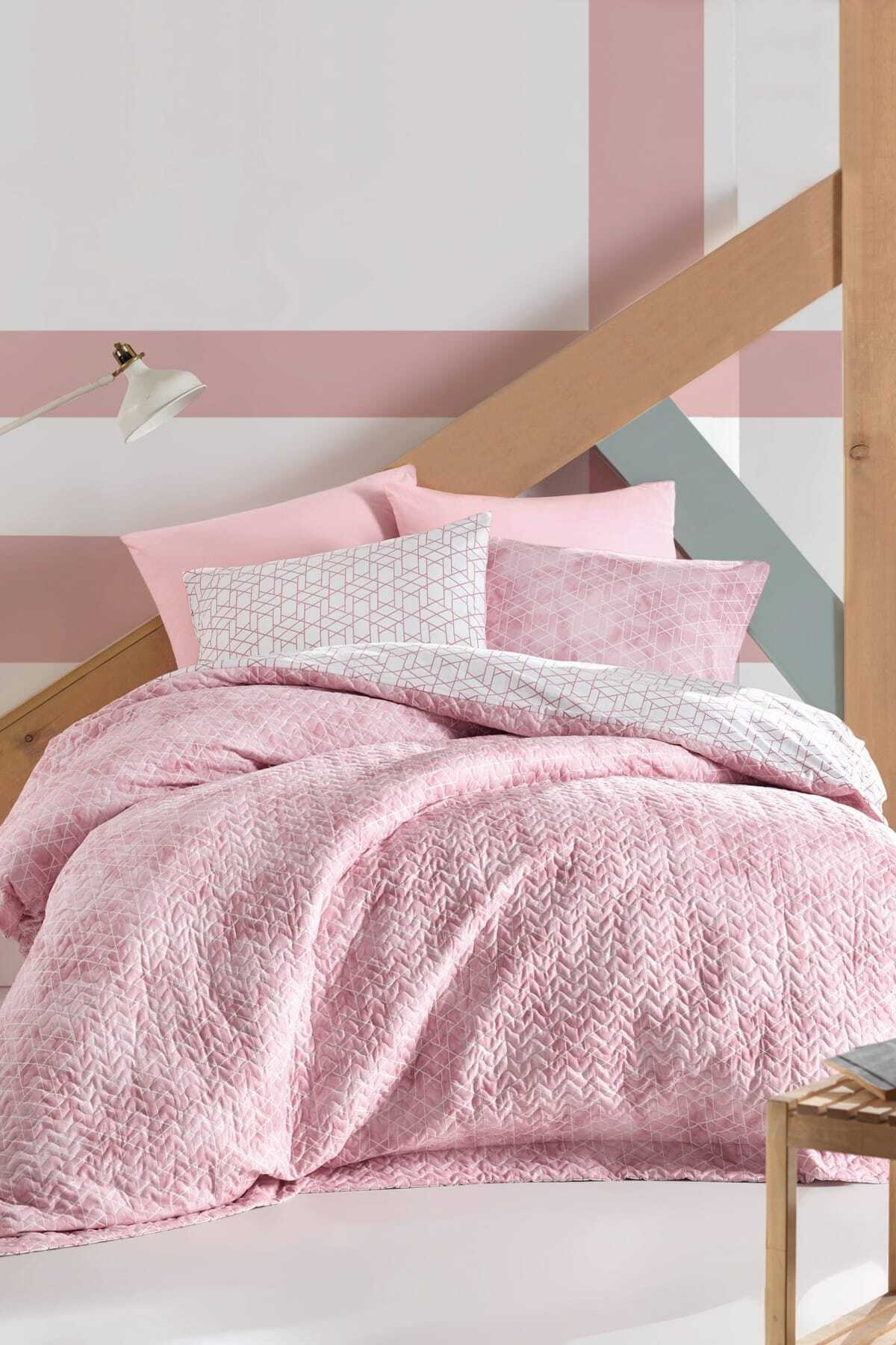 Minimal Serisi Çift Kişilik Complete Set - Best Pembe