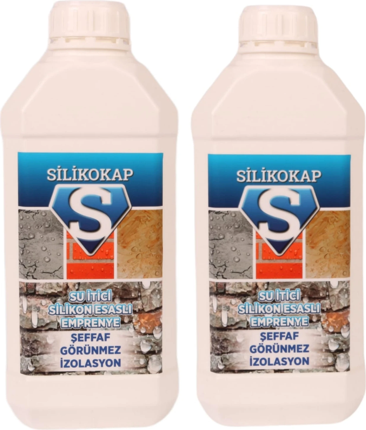 10 Lt Silikokap Şeffaf Su Izolasyonu 5 Lt x 2 Adet