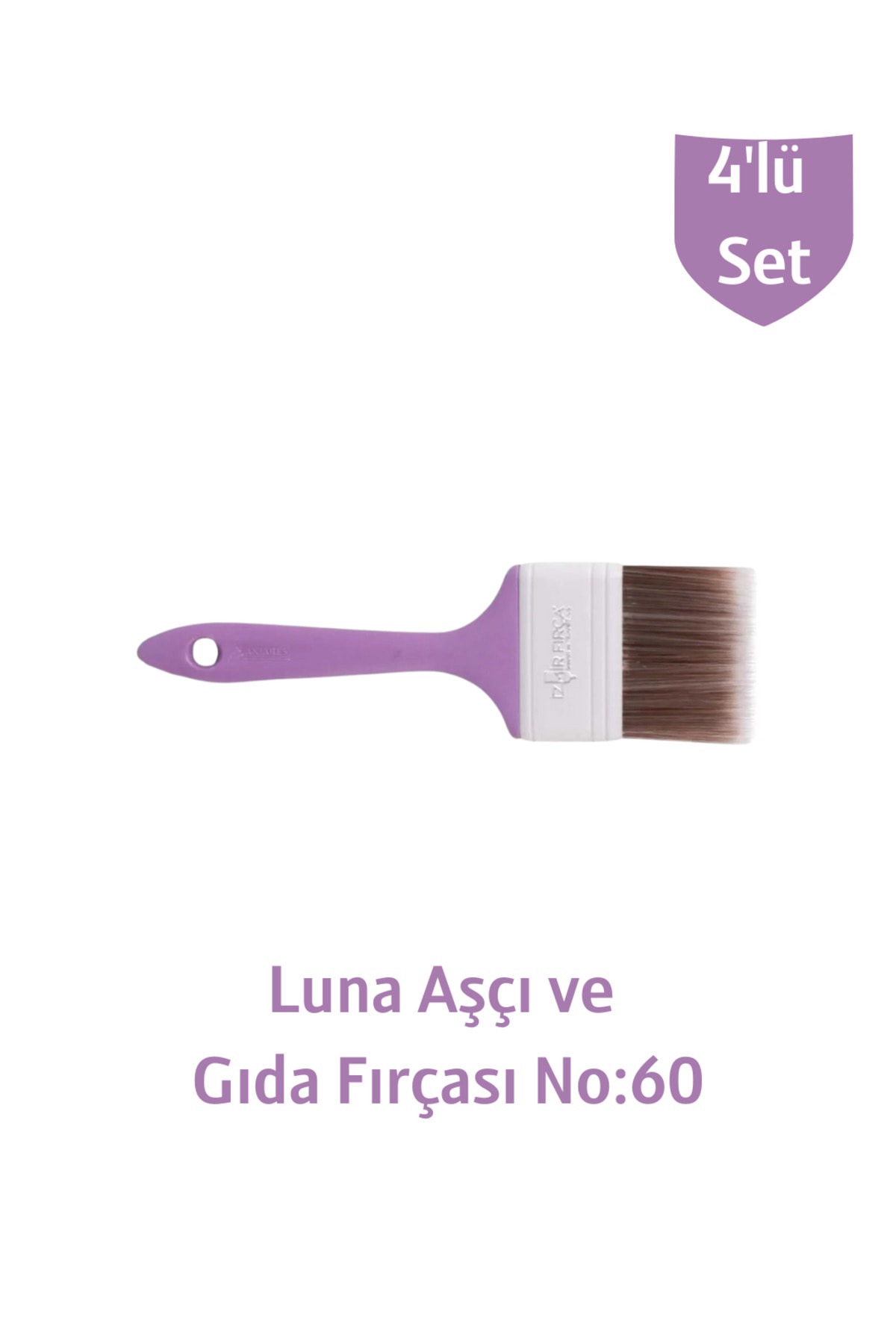 İZMİR FIRÇA Luna Aşçı Ve Gıda Fırçası No:60 4'lü