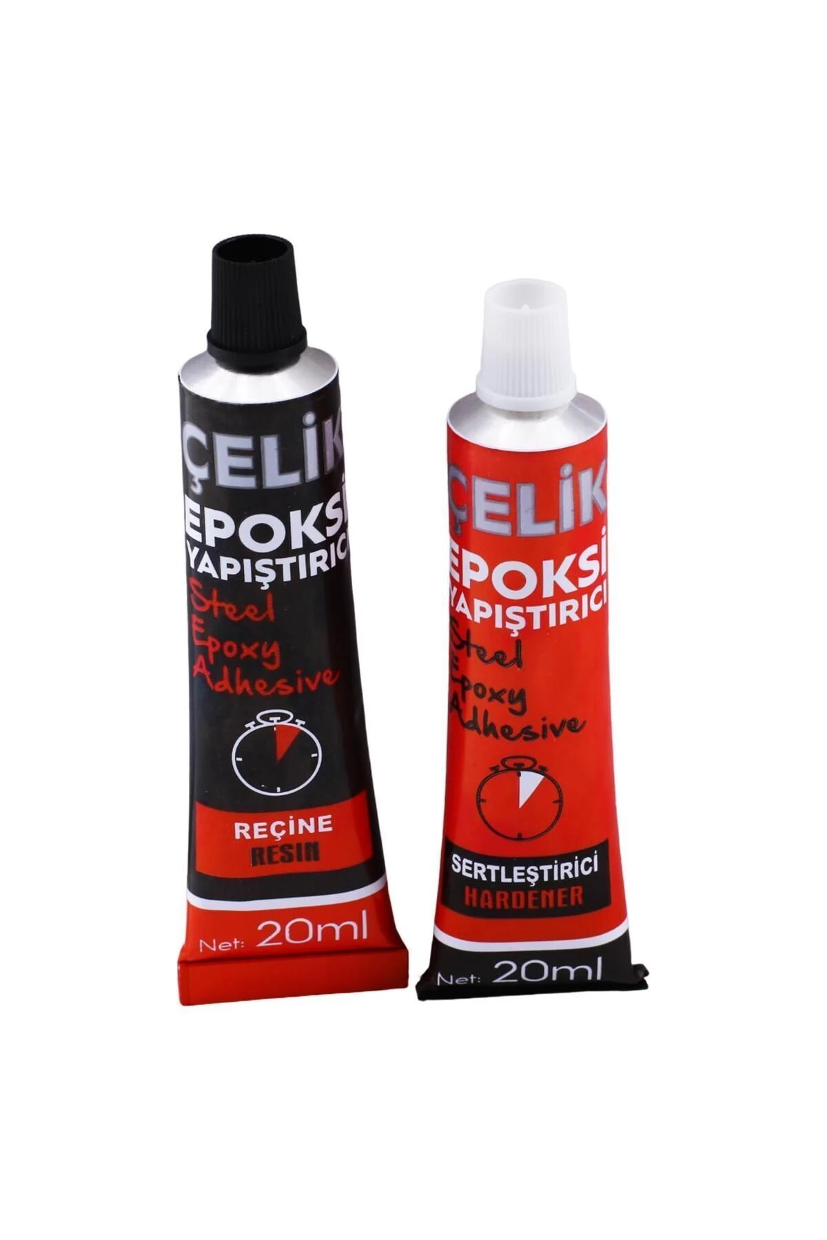 Güçlü Epoksi Yapıştırıcı Metal Plastik Seramik Cam Çelik Yapıştırıcı 20 + 20 Gr Hızlı Kuruyan