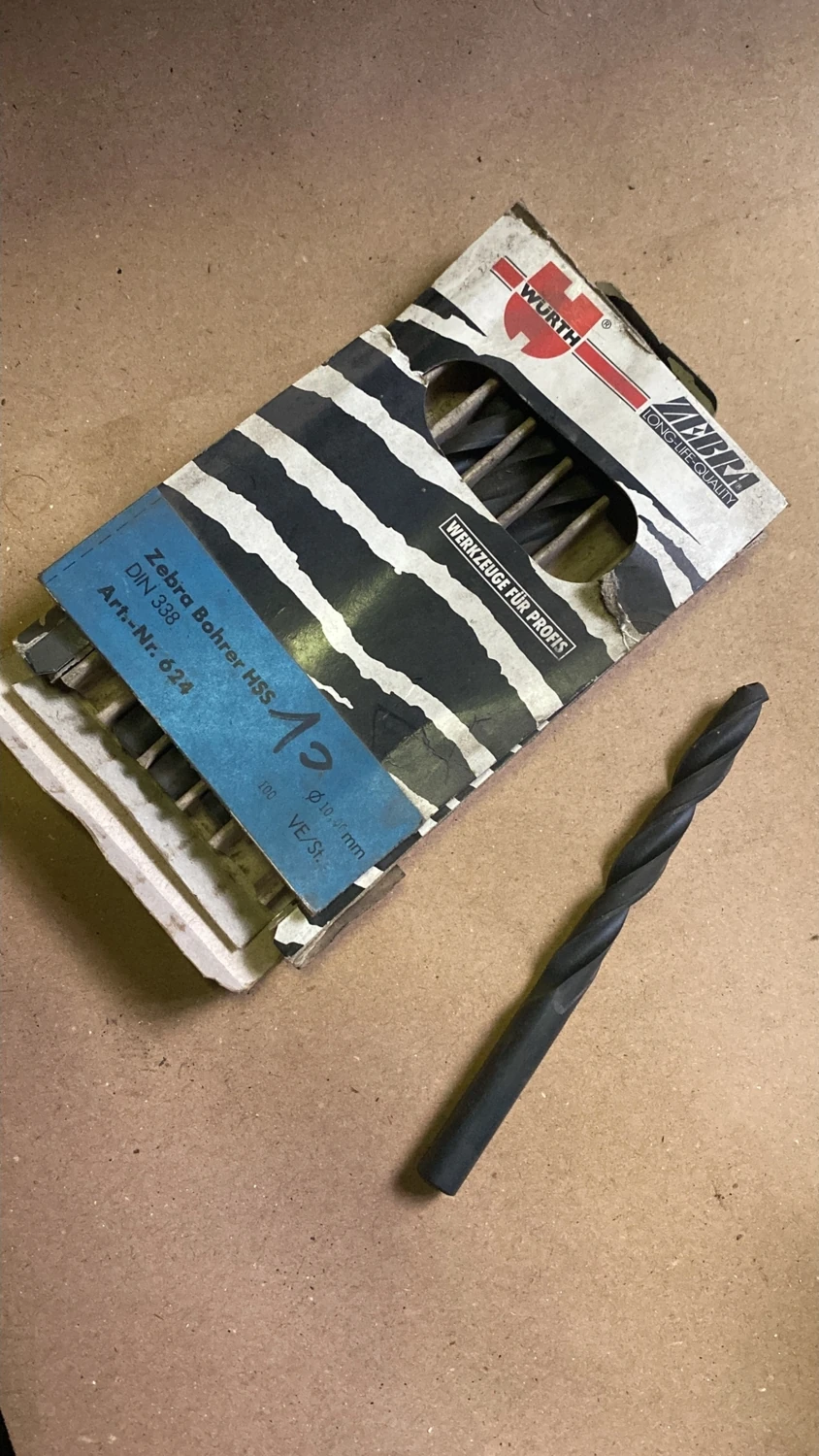 Zebra Matkap Ucu 10 mm Hss Demir - Çelik - Metal - Aliminyum 1 Adet