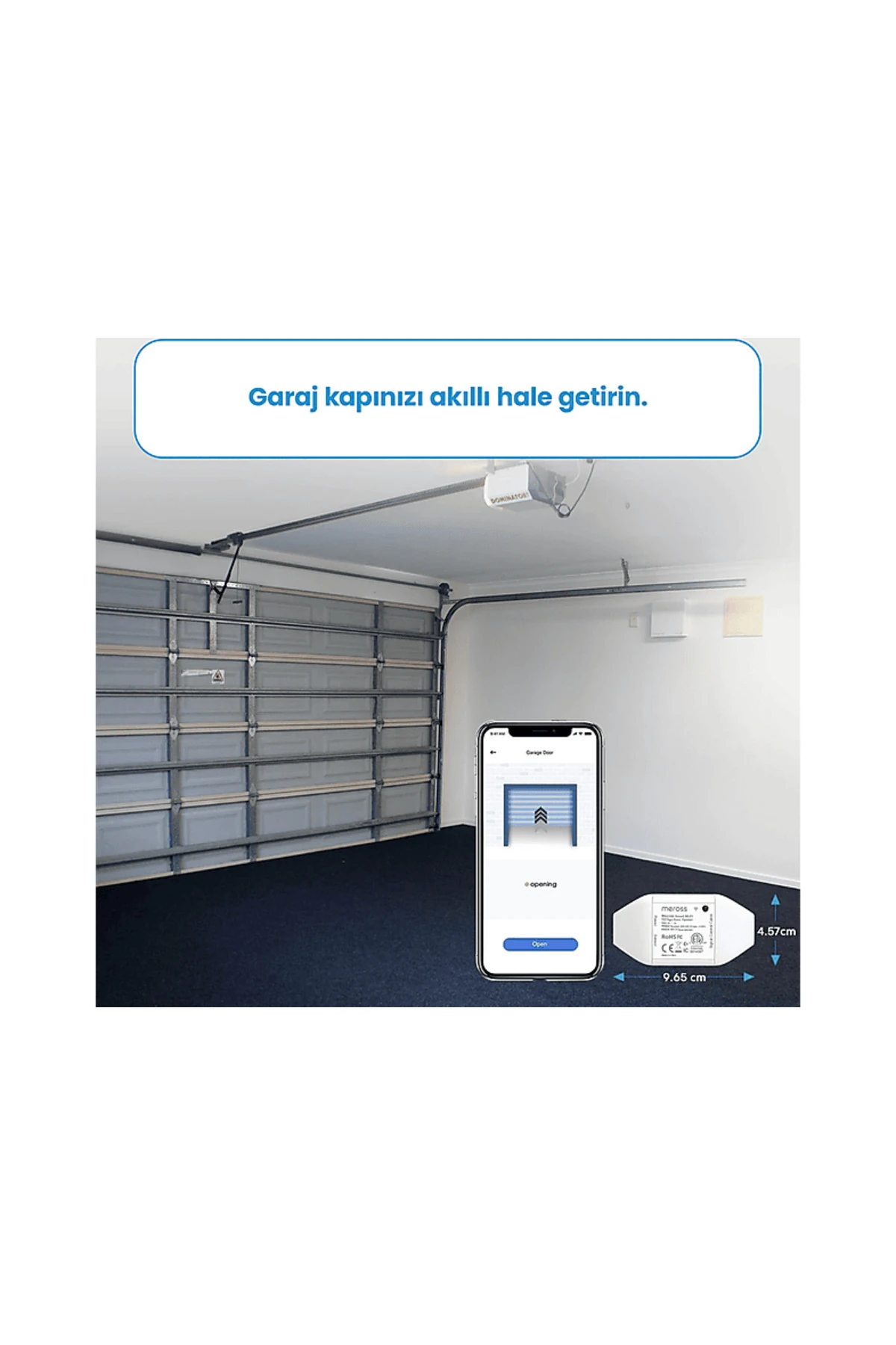 Wi-Fi Uzaktan Kontrollü Akıllı Garaj Kapısı Anahtarı