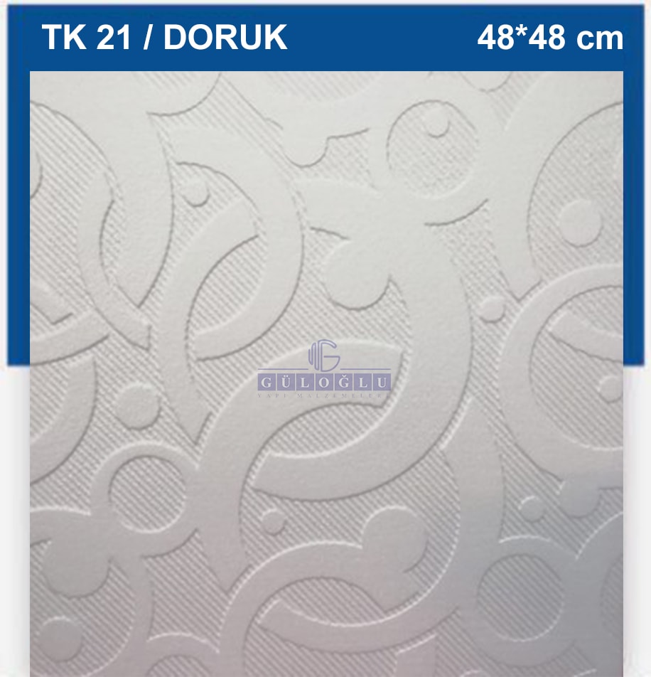 48X48 Stropiyer Tavan Kaplama Gkpç Doruk 8 Adet