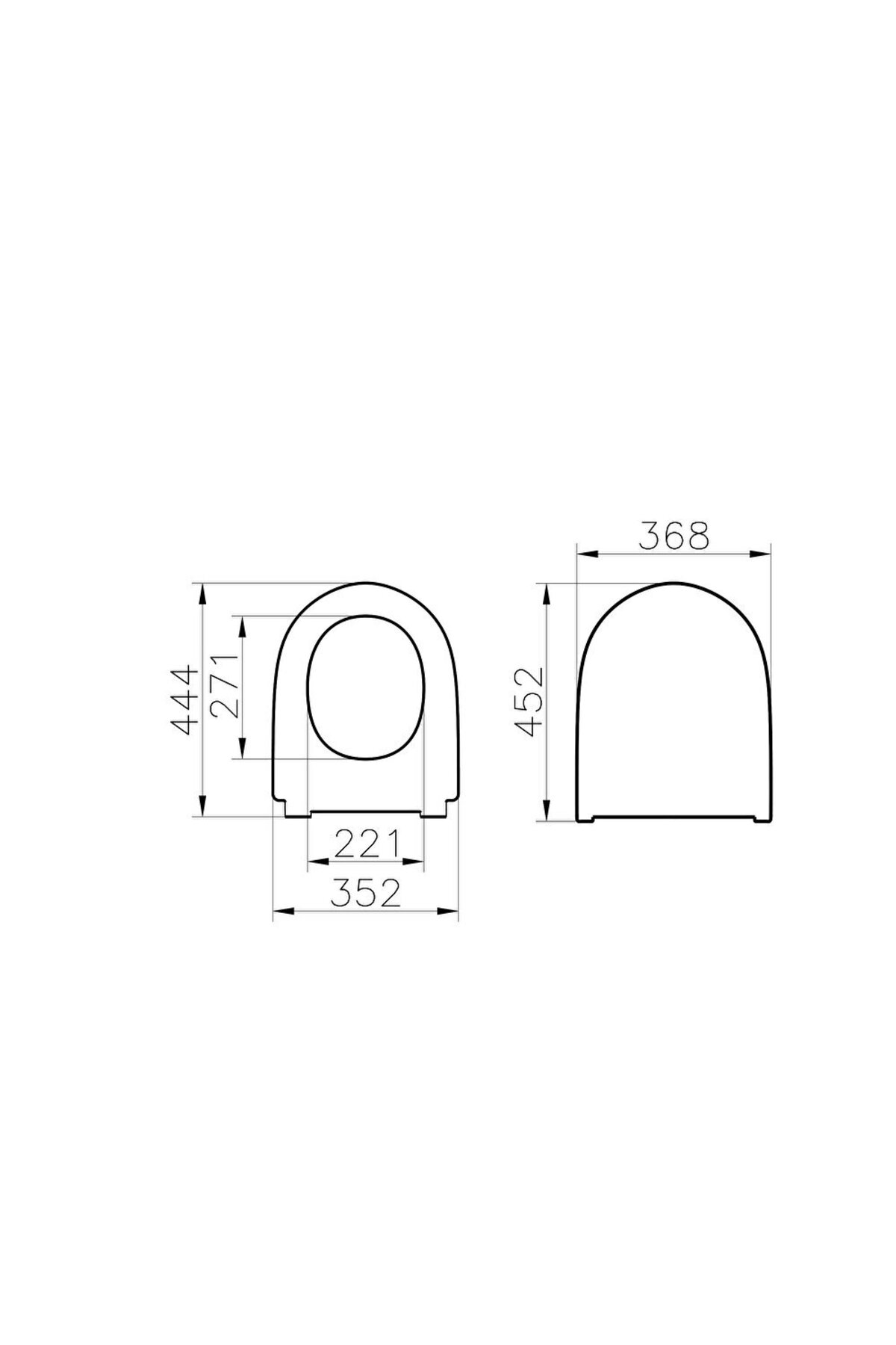 Nest Quantumflush Asma Klozet Ve Etekli Soft Klozet Kapağı Seti, Beyaz