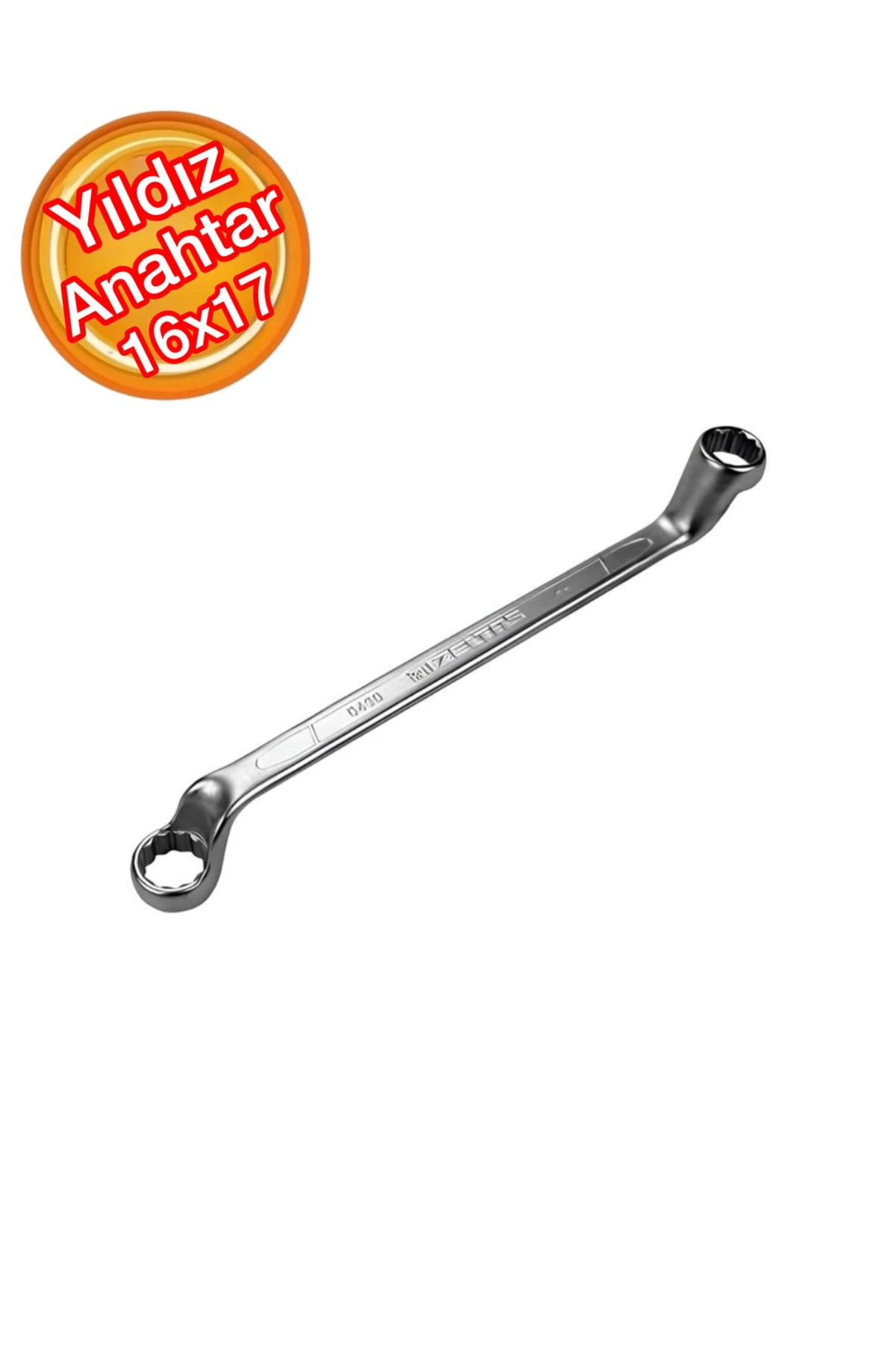 Yıldız İki Ağız Anahtar 16x17 mm