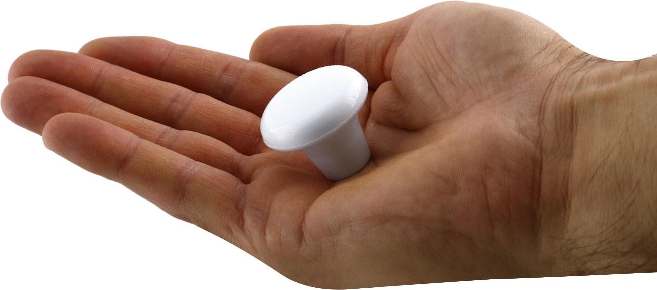 Mantar Düğme Sert Plastik Kulp Beyaz Dolap Mobilya Mutfak Dolabı Çekmece Kapak Kulbu 10 Adet