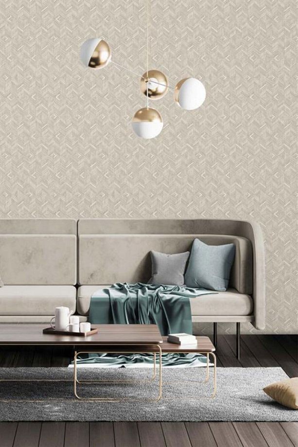 Beta Geometrik Desenli 1107-2 Duvar Kağıdı 16,50 M²