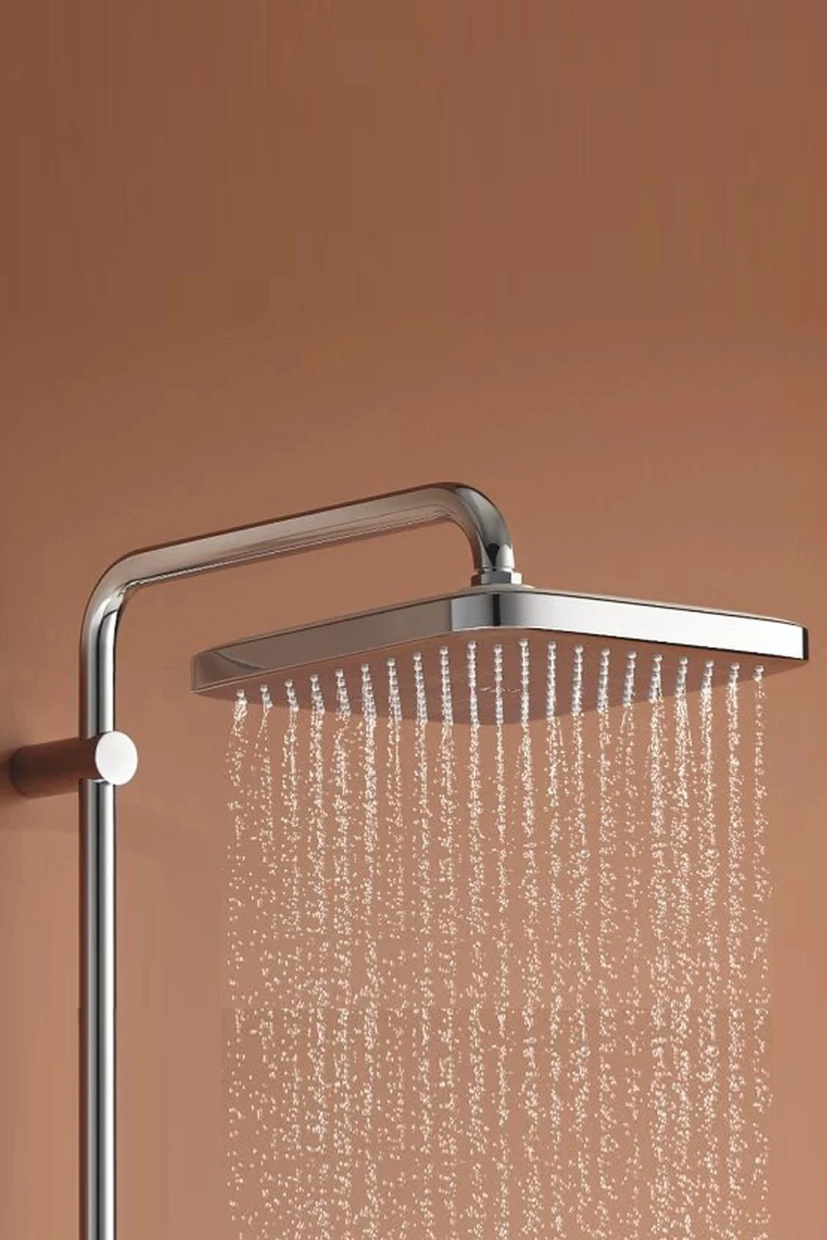 Tempesta System 250 Cube Kare Duş Başlıklı Duvara Monte Duş Sistemi - 26694001