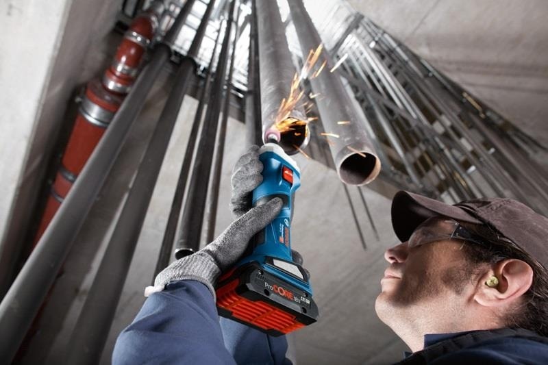 BOSCH Ggs 18V-20 1x4 Ah Procore Akülü Kalıpçı Taşlama Bez Çantalı