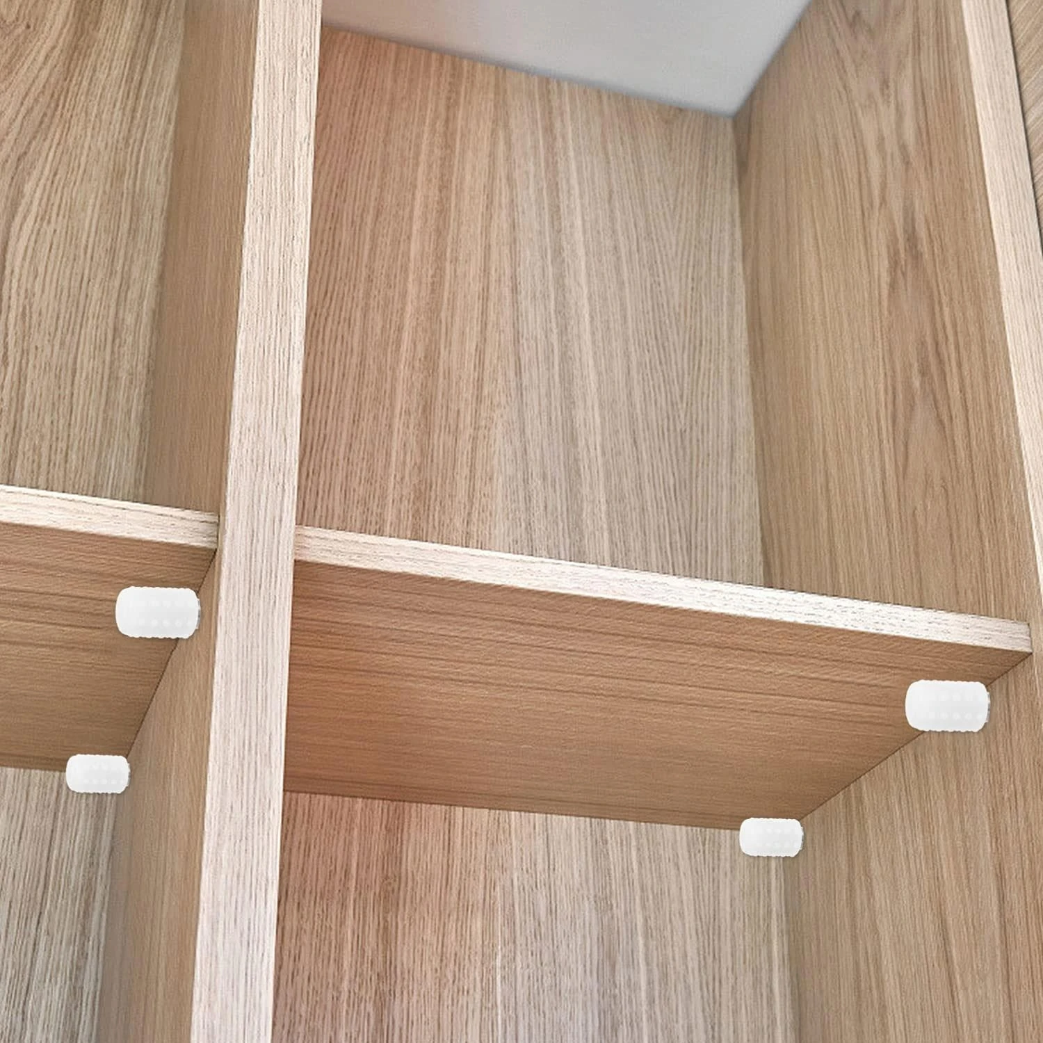 Çivili Raf Pimi Duvar Dolap Mobilya Pimi Sert Plastik Raf Tutucu Şeffaf 100 Adet Tekli (1 Paket)