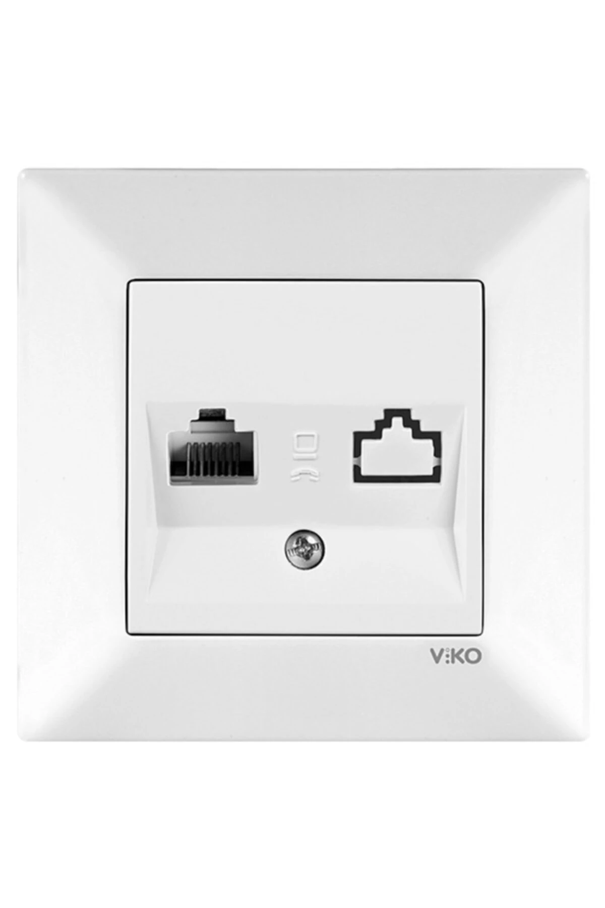 Meridian Tekli Data Priz (rj45 Cat6) Çerçeveli