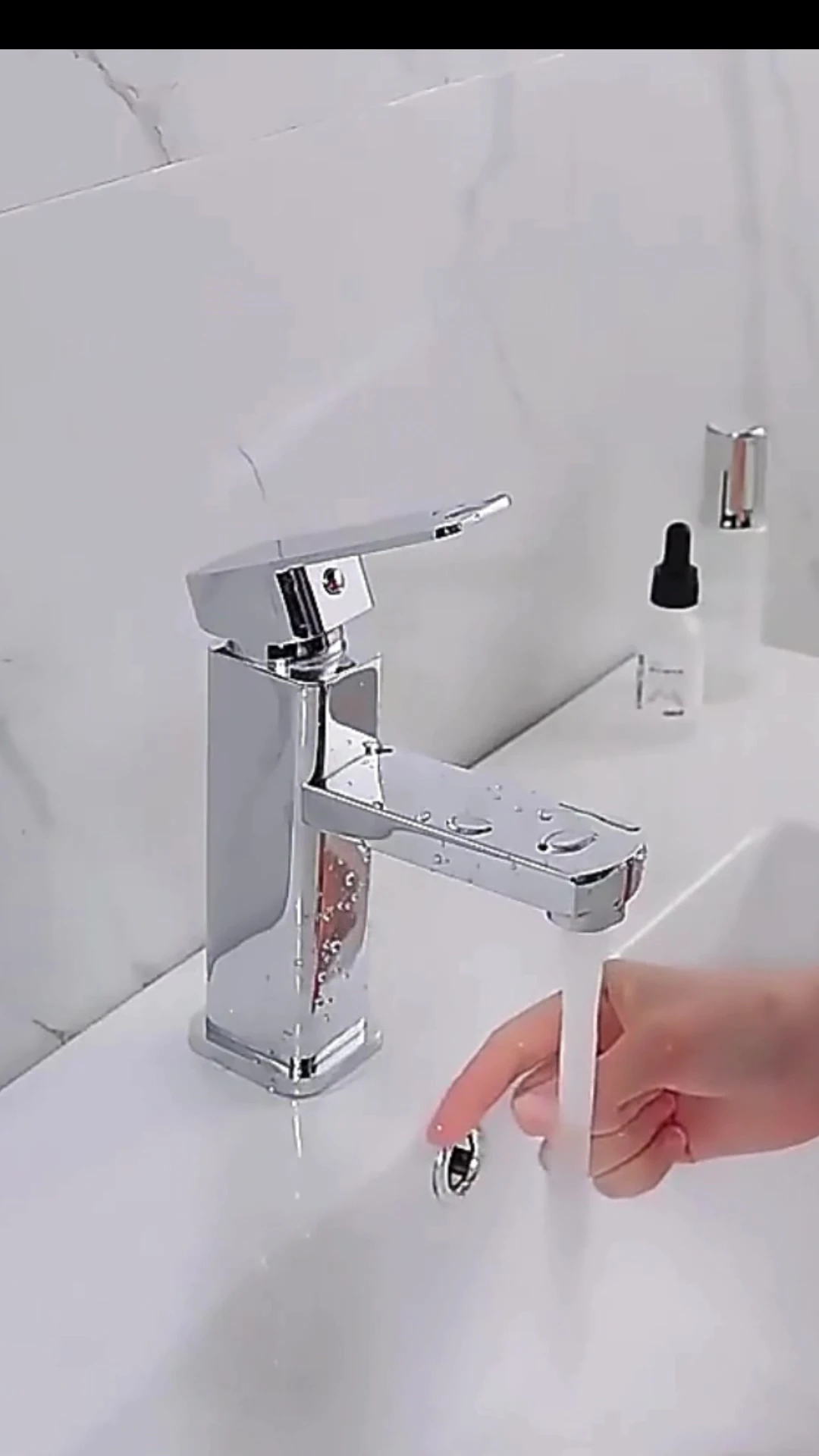 Yeni Nesil Robotik 720 Derece Oynar Başlıklı Musluk Başlığı Aparatı Ağız Yıkama Yüz Yıkama Başlığı