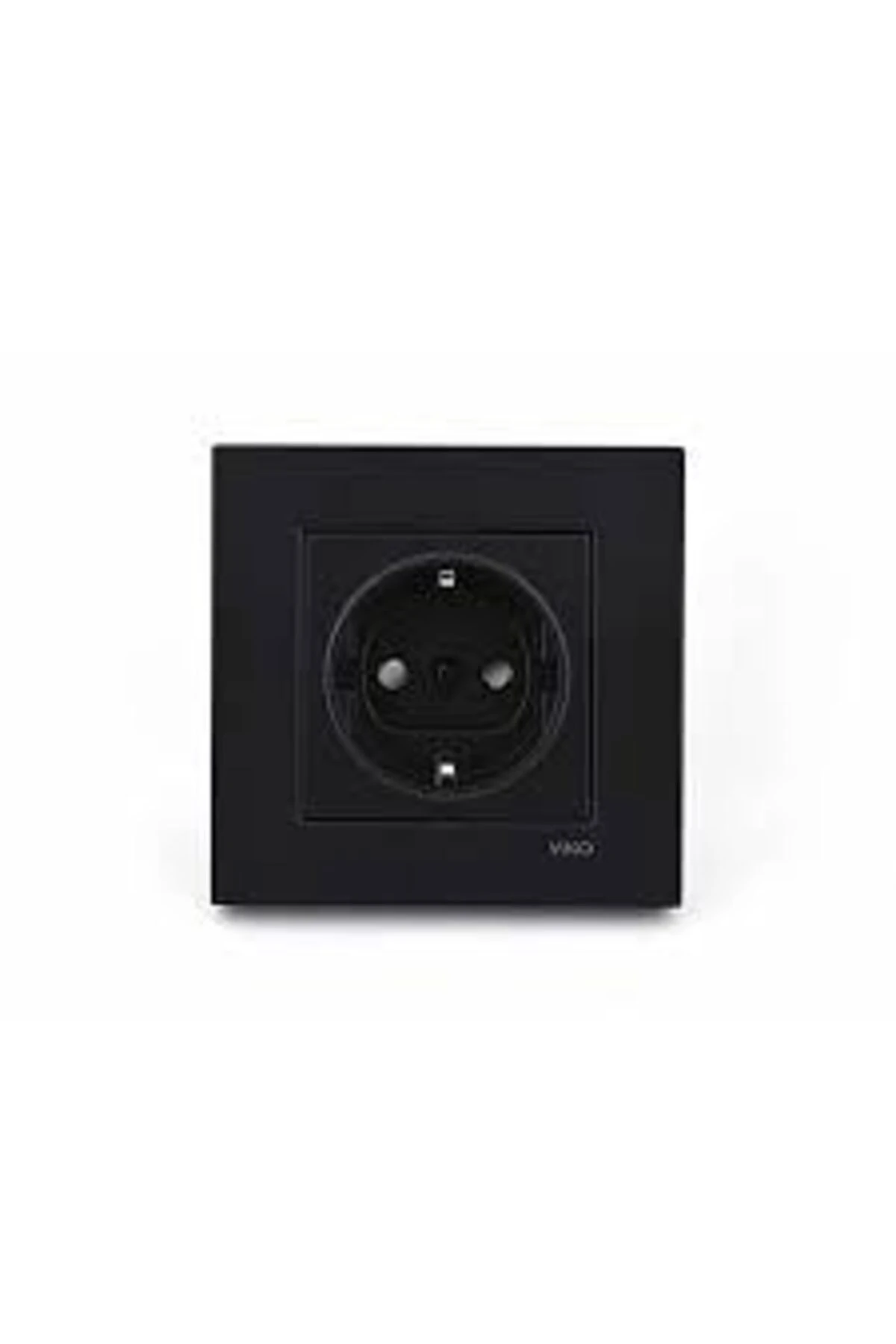 Novella Siyah Topraklı Priz Çerçeve Dahil