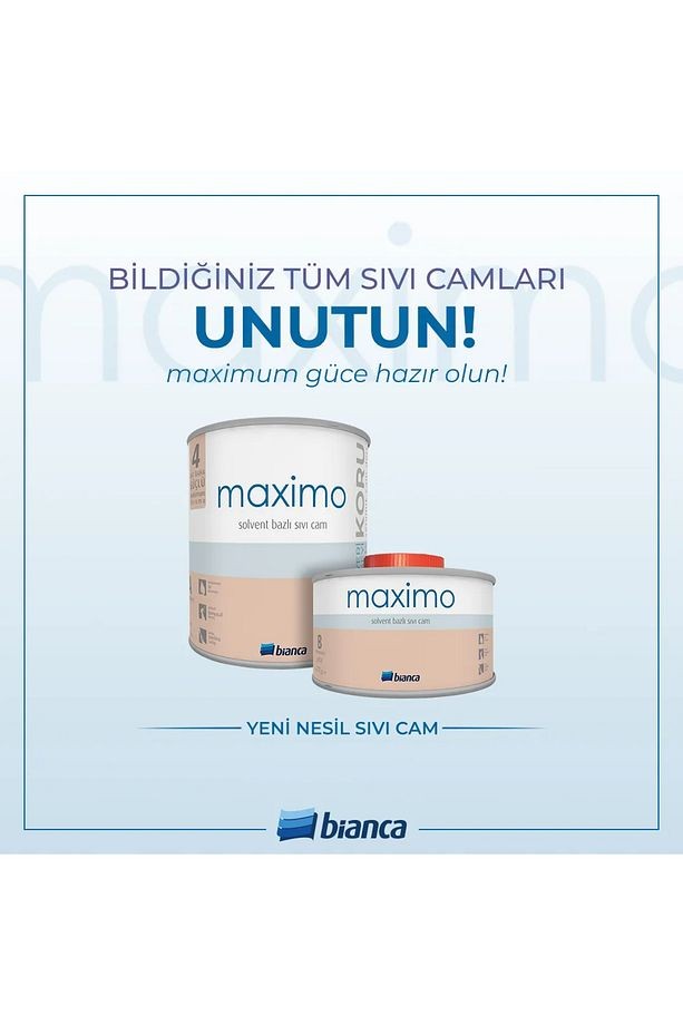 Maximo Sıvı Cam İpek Mat  500 gr (çift kompenant)