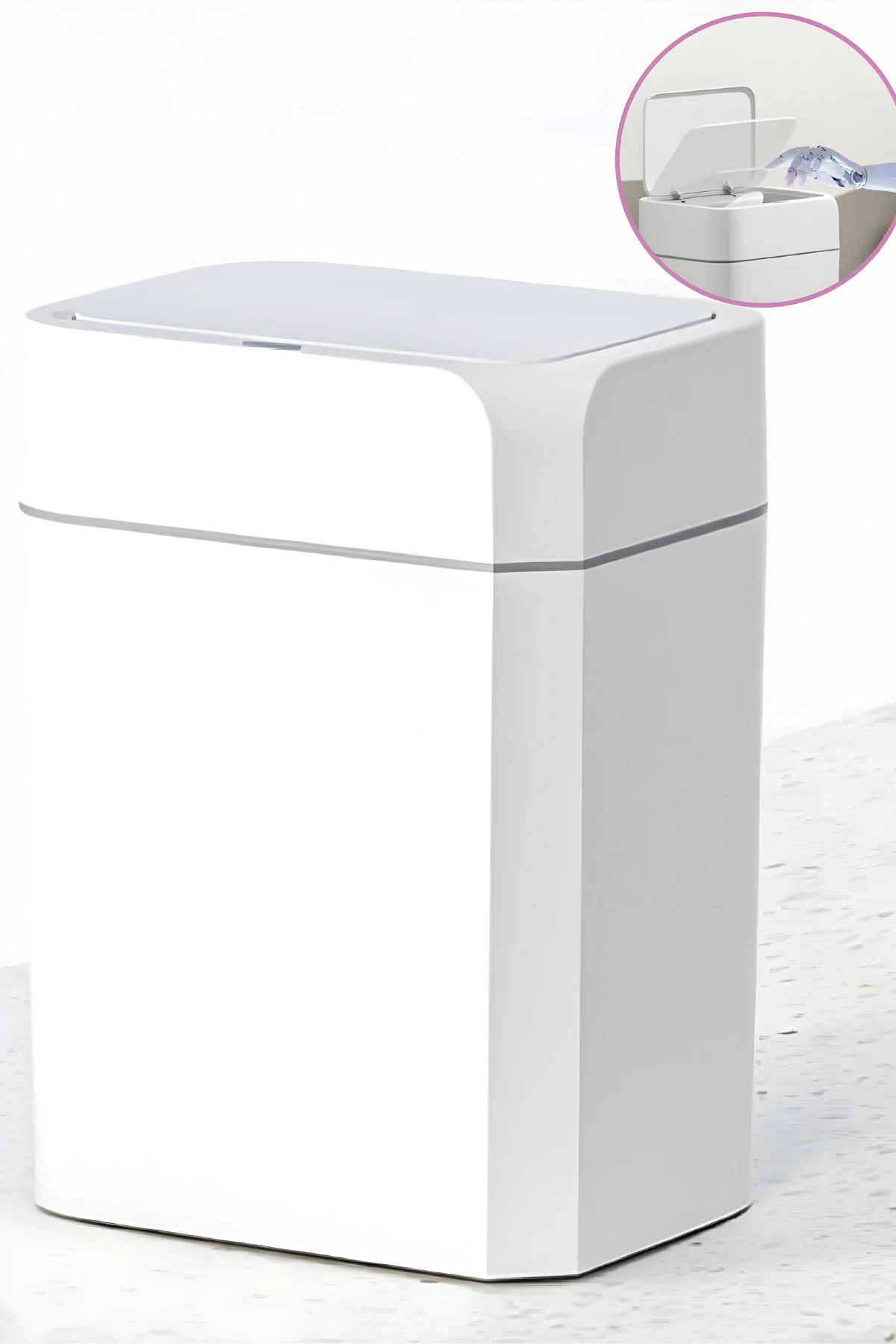 18 Litre Sensörlü Otomatik Kapak Açan Çöp Kovası