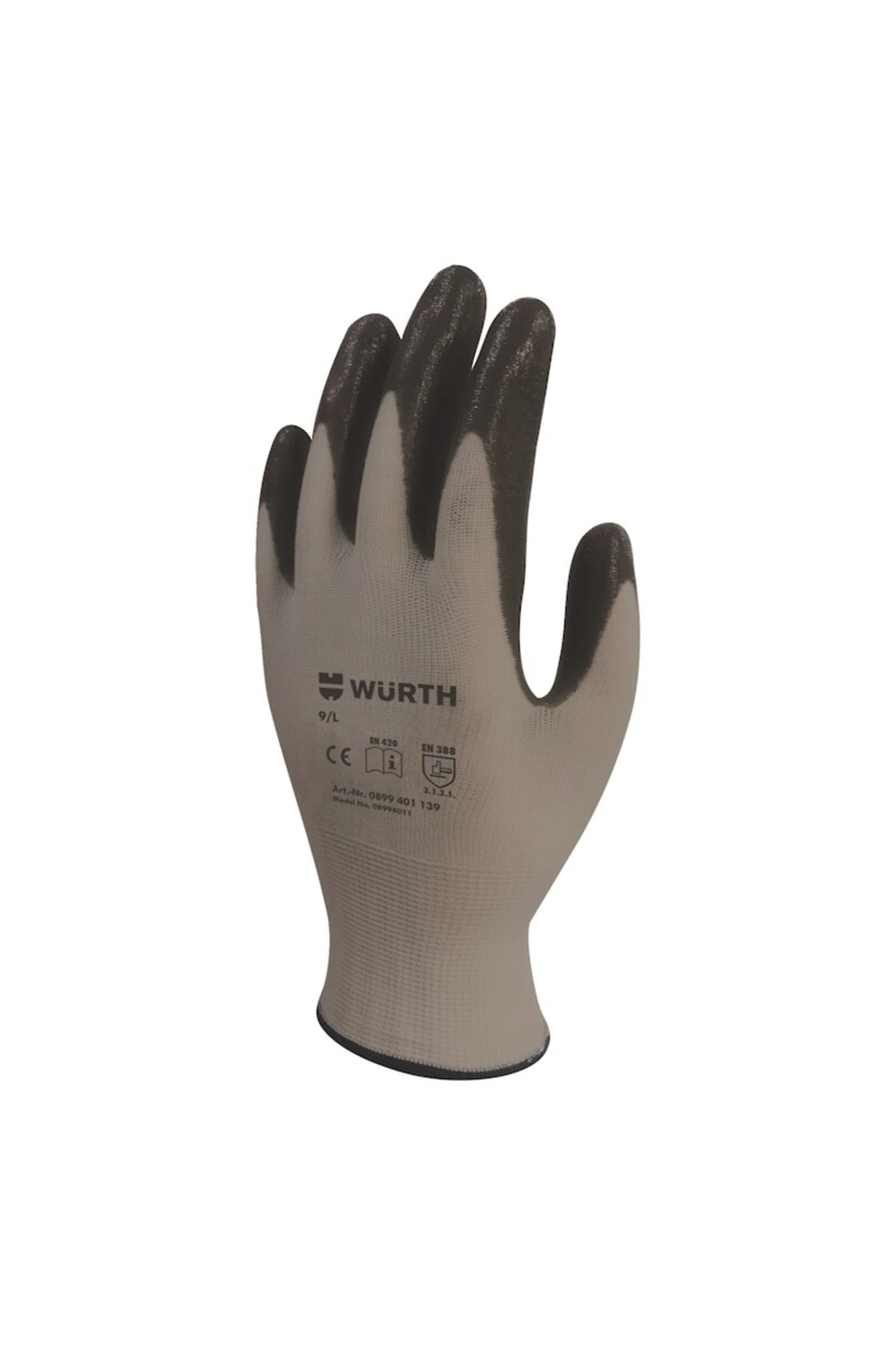 Iş Güvenlik Eldiveni Iş Güvenlik Eldiveni Mekanikçi Eco Iş Güvenliği Eldiveni Mekanikçi Siyah 10