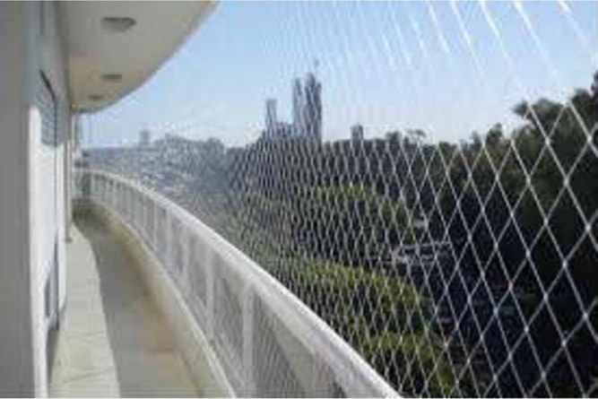 Ünallar Tarım 2,50 x 19 Metre Kuş Filesi Balkon Kuş Filesi File Balkon Koruma Filesi Balkon Ağı Balkon Filesi