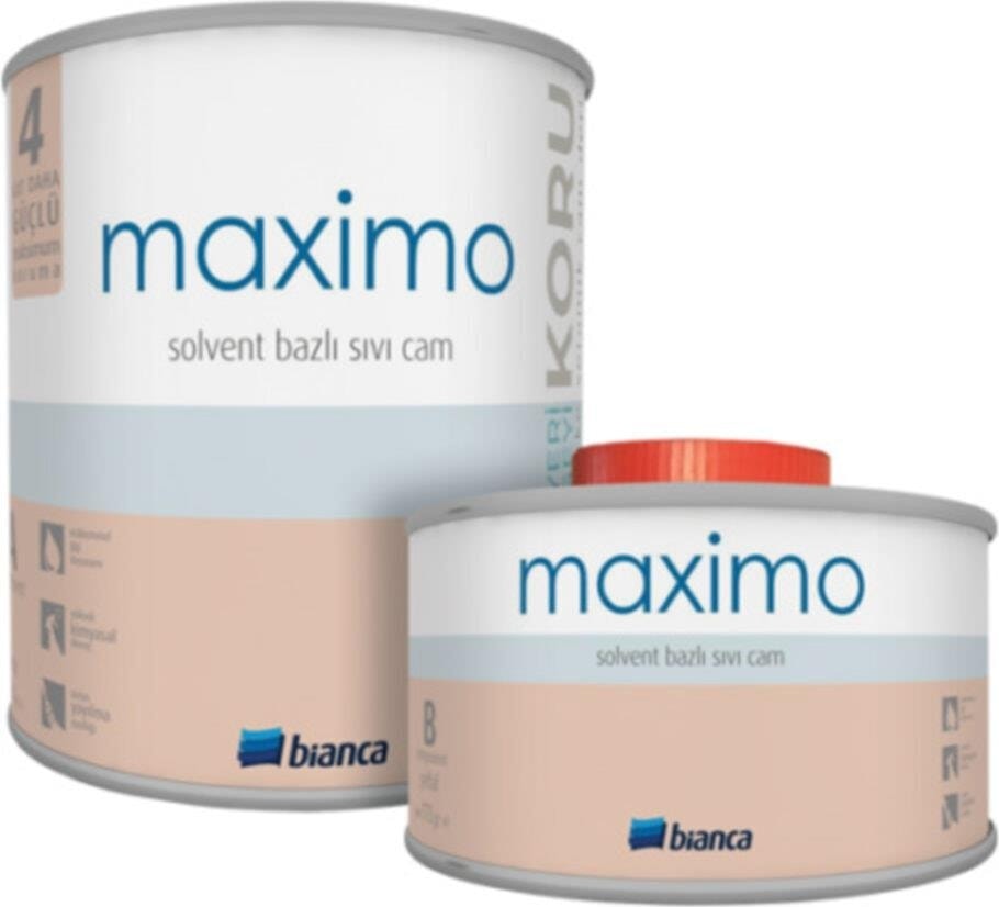 Maximo Kırmızı İç Cephe Boyası - Solvent Bazlı, Sıvı Cam İpek, Mat Yüzey, Dayanıklı, 0,5 kg, Kolay Uygulama Özellikleriyle